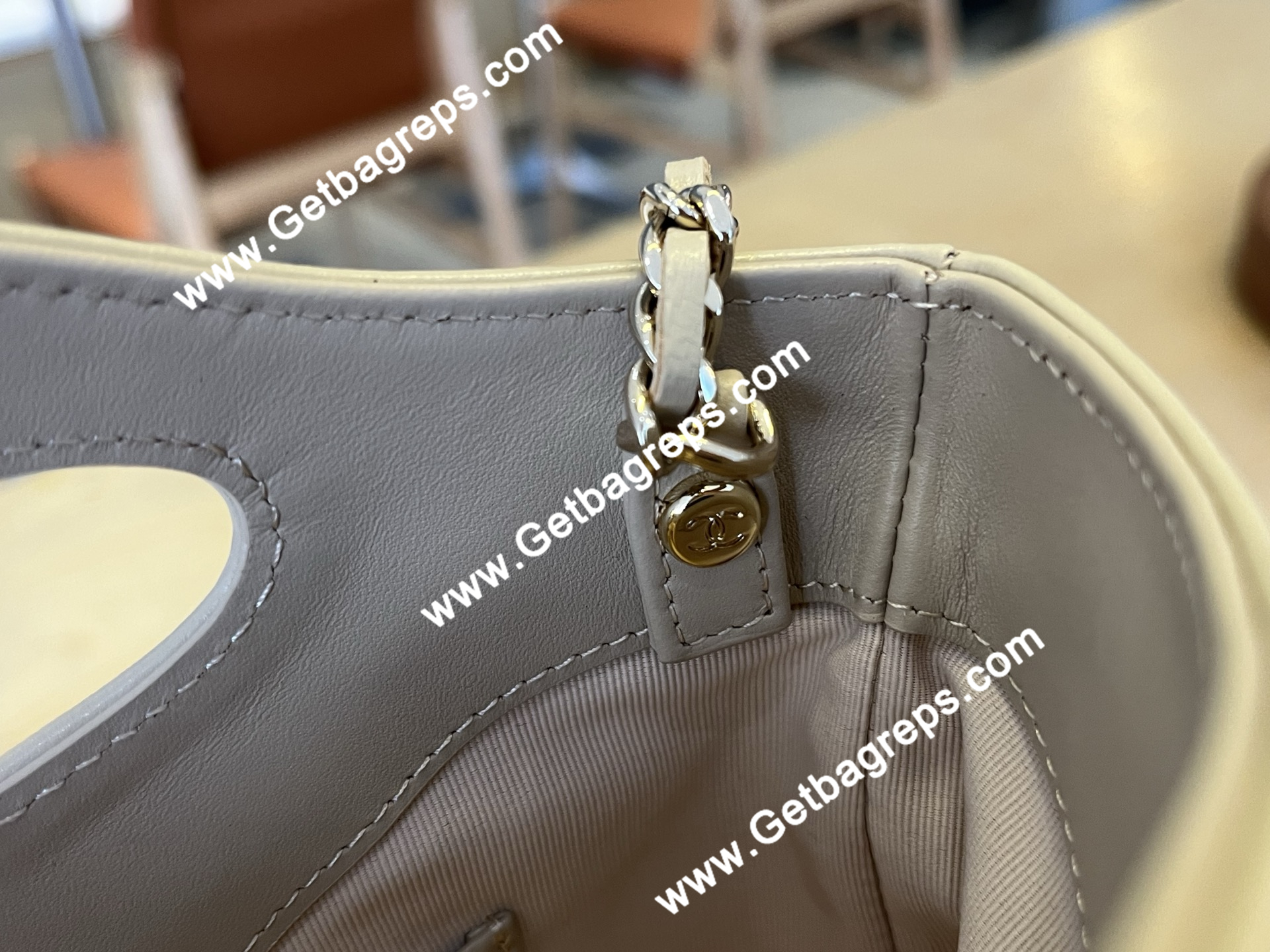Chanel AP3656 31 Mini Shopping Bag Beige