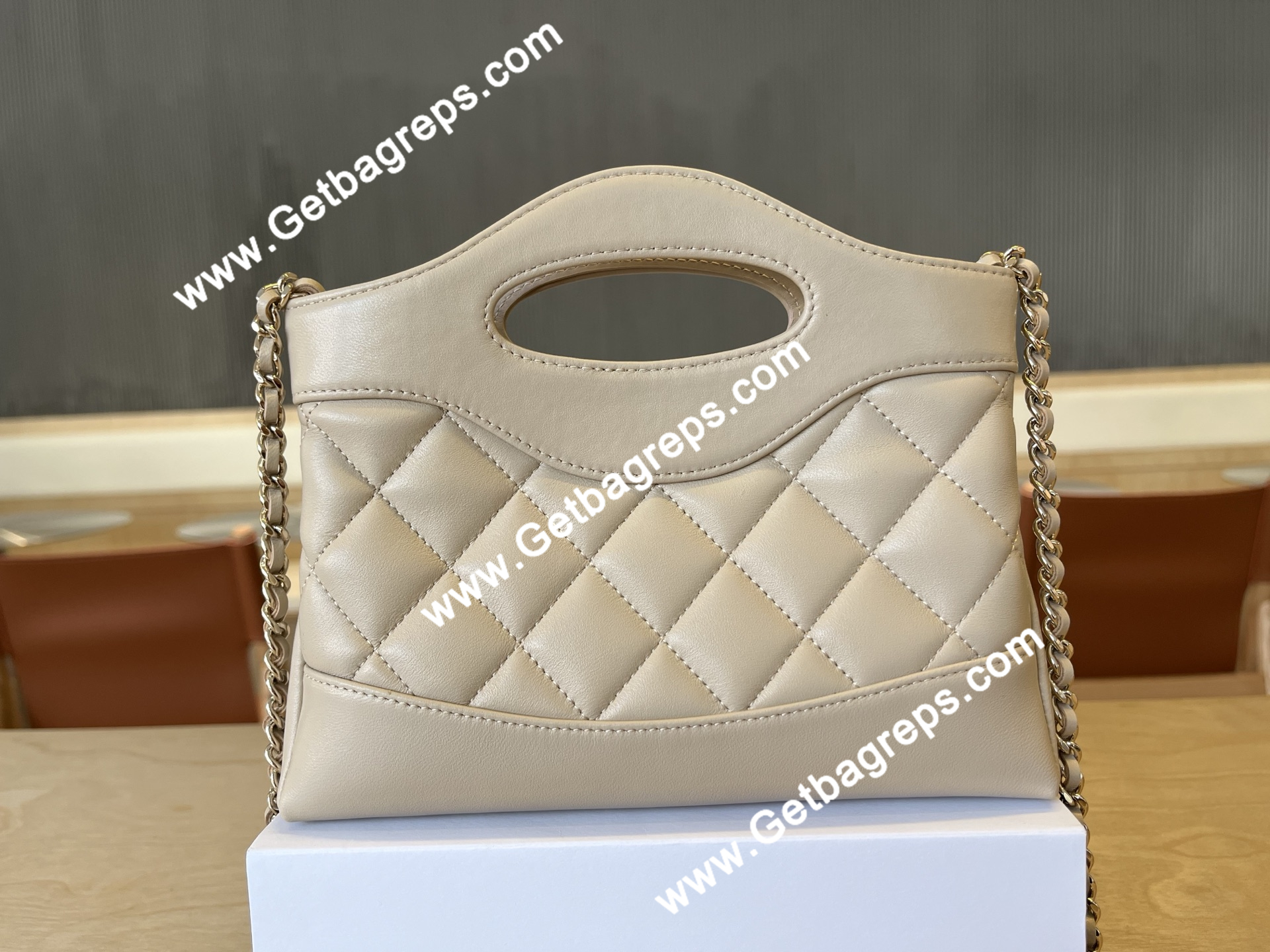 Chanel AP3656 31 Mini Shopping Bag Beige