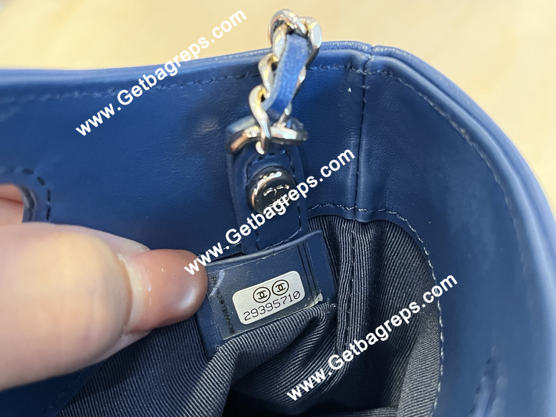 Chanel AP3656 31 Mini Shopping Bag Blue