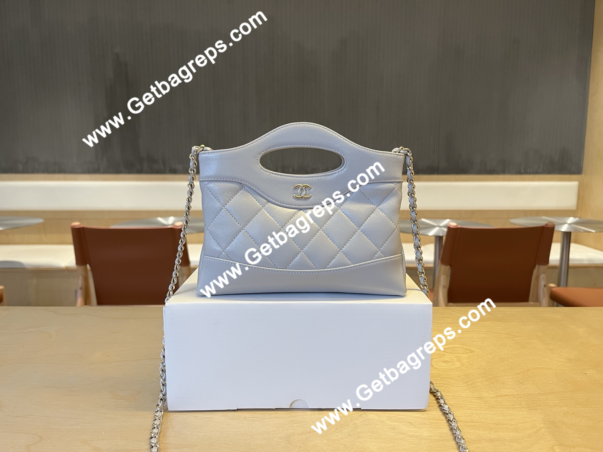 Chanel AP3656 31 Mini Shopping Bag Grey