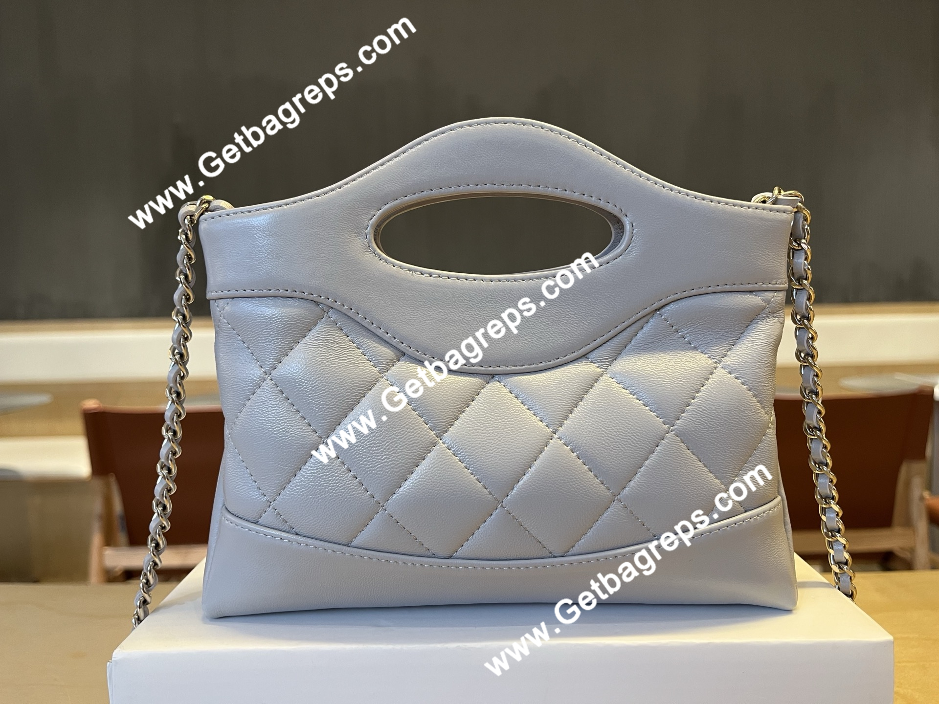 Chanel AP3656 31 Mini Shopping Bag Grey