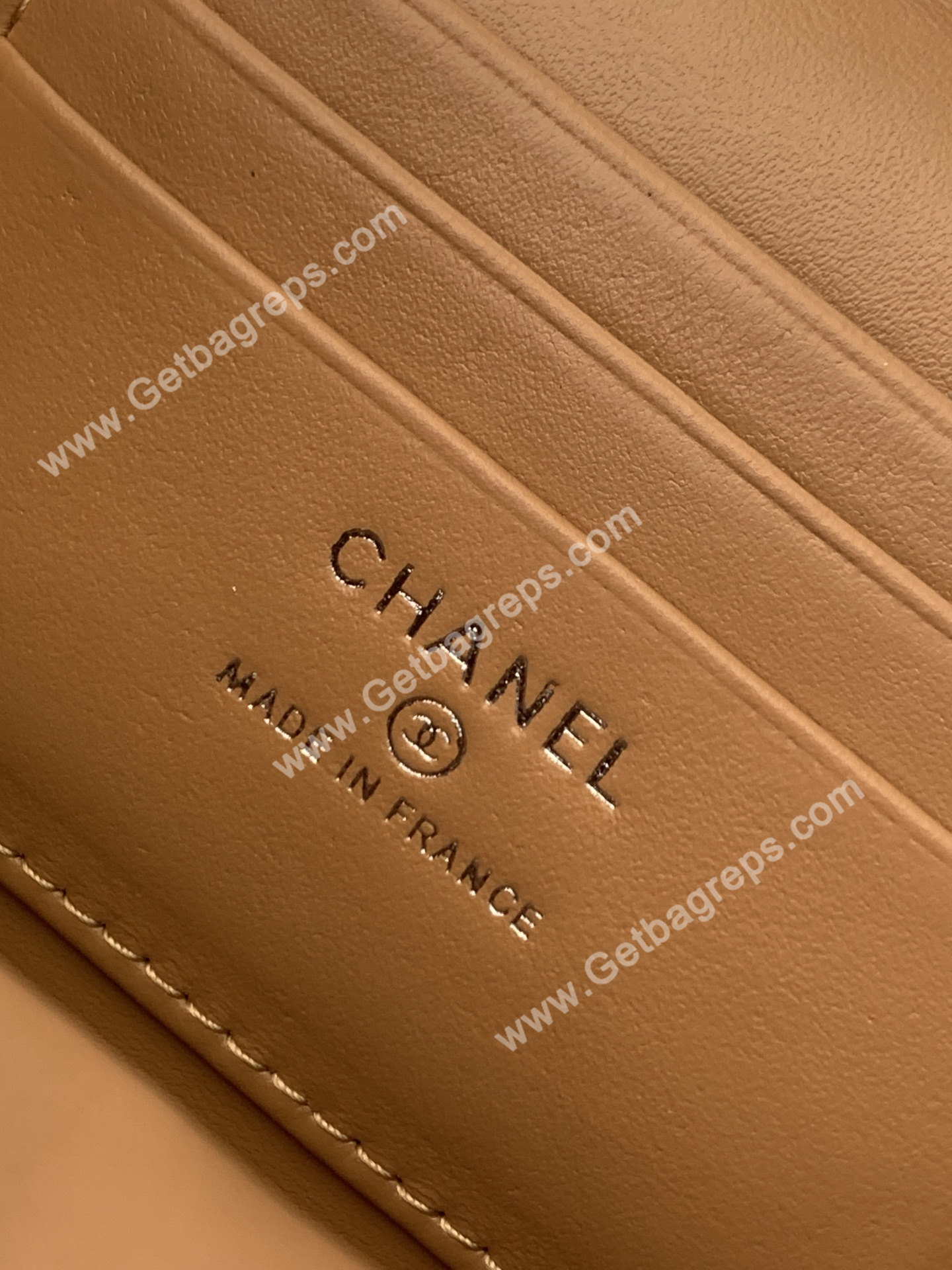 Chanel AP3940 Caviar Vanity Bag Brown