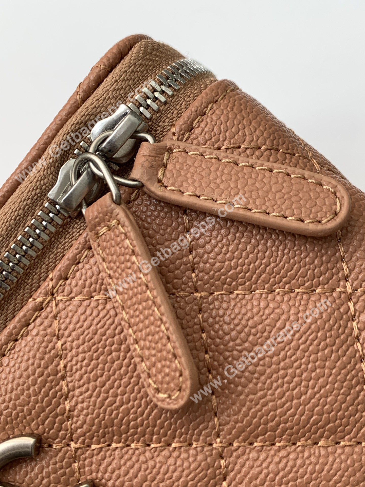 Chanel AP3940 Caviar Vanity Bag Brown