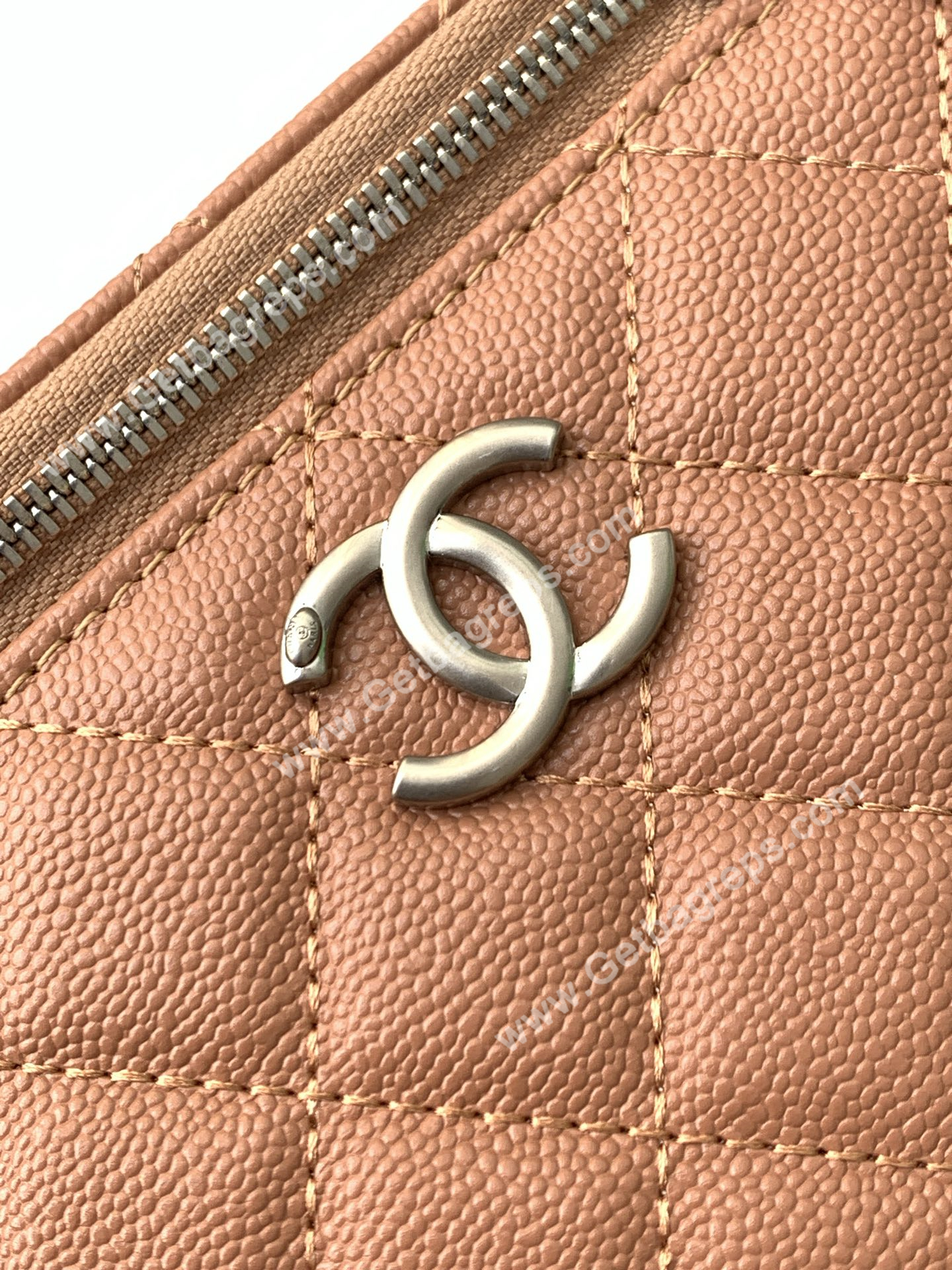 Chanel AP3940 Caviar Vanity Bag Brown