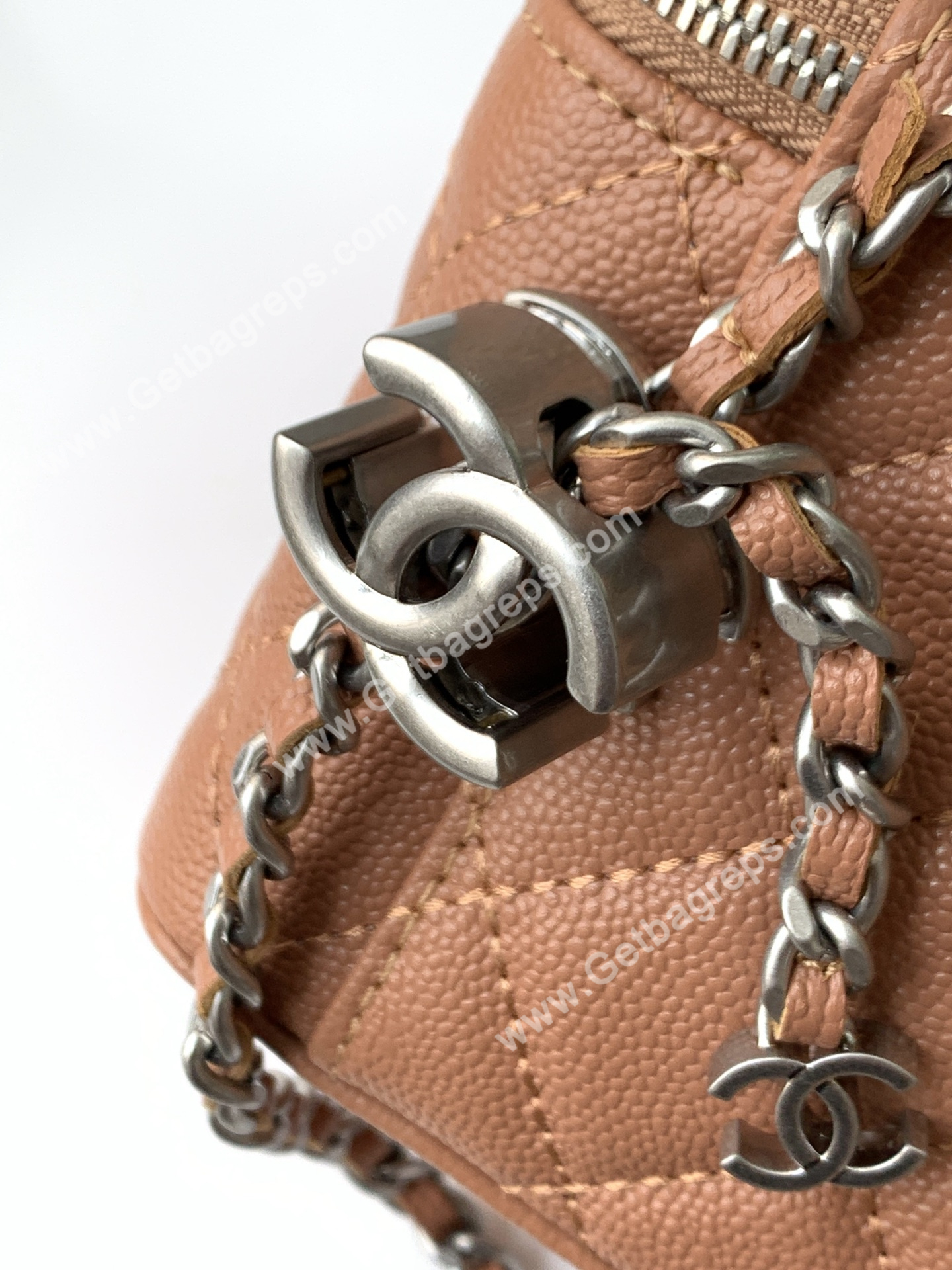 Chanel AP3940 Caviar Vanity Bag Brown