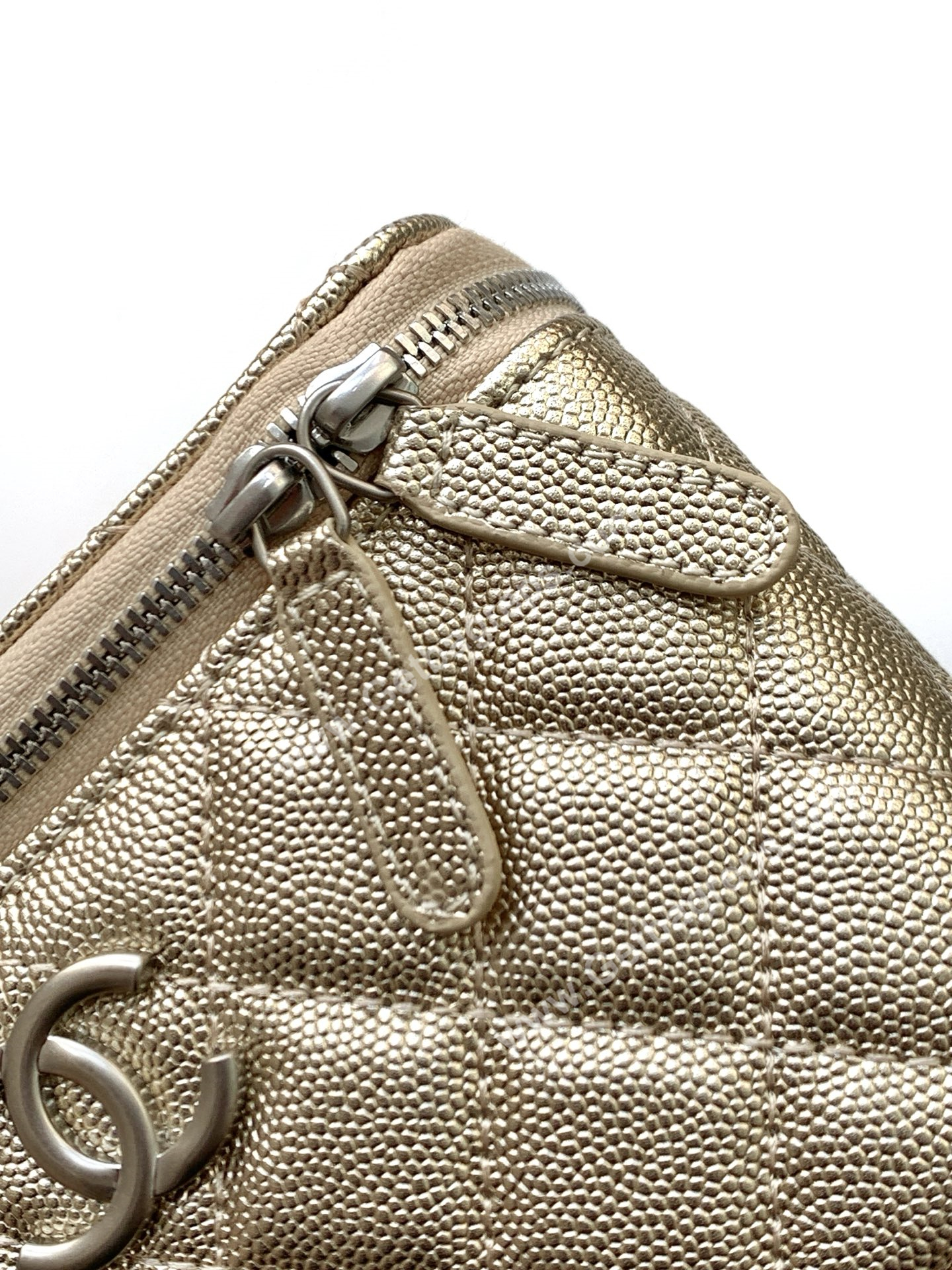 Chanel AP3940 Caviar Vanity Bag Gold