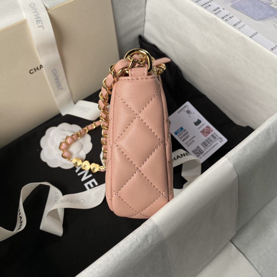 Chanel AS3786 24P Hobo Bag Pink