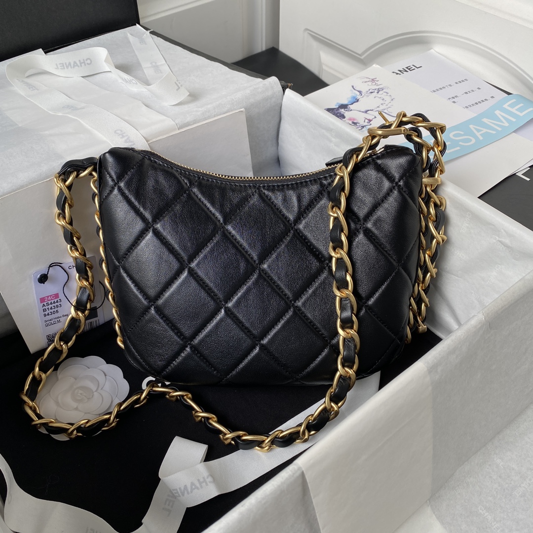 Chanel AS4443 Hobo Black Bag