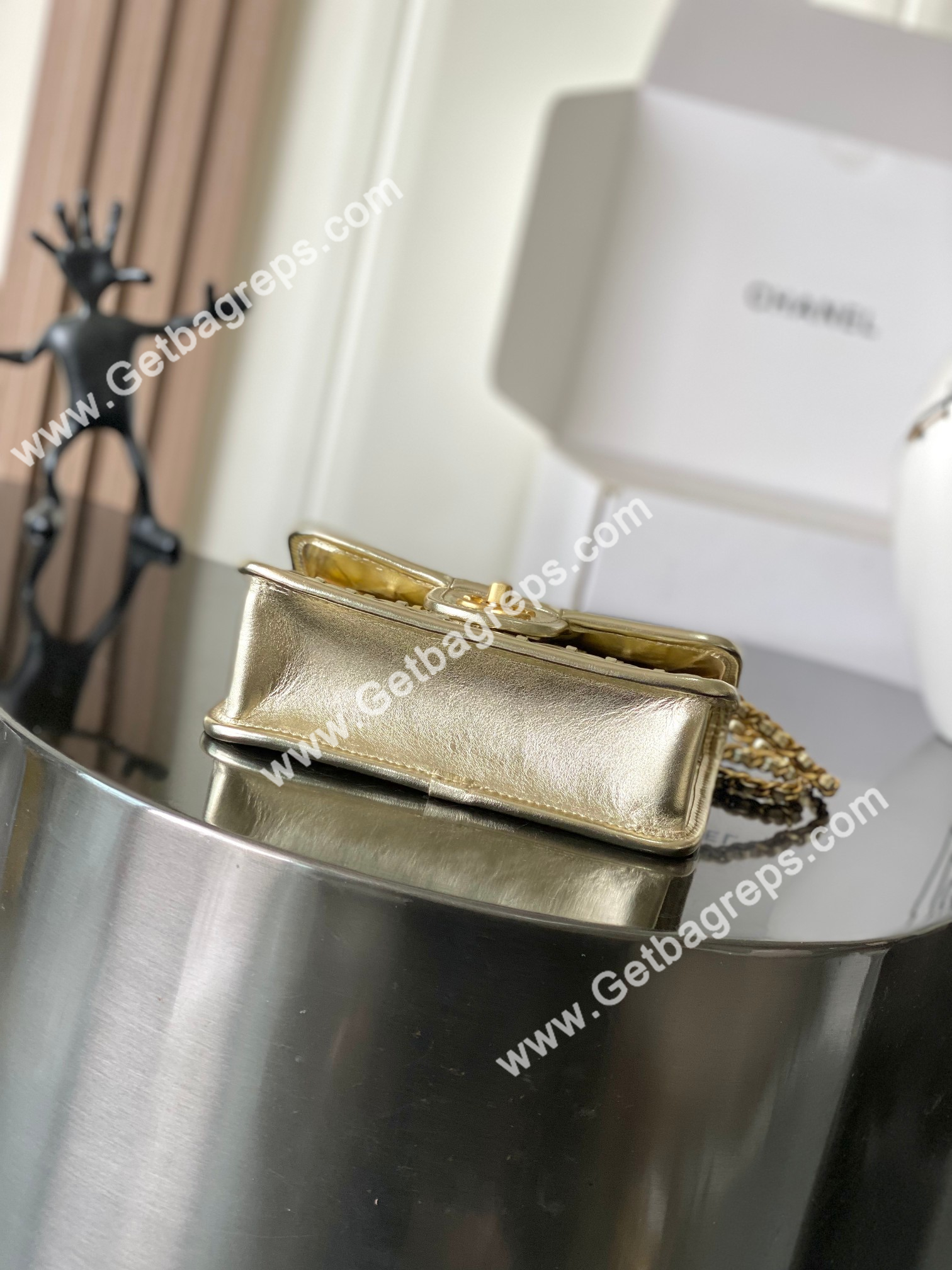Chanel AS4797 Mini Flap Bag Gold