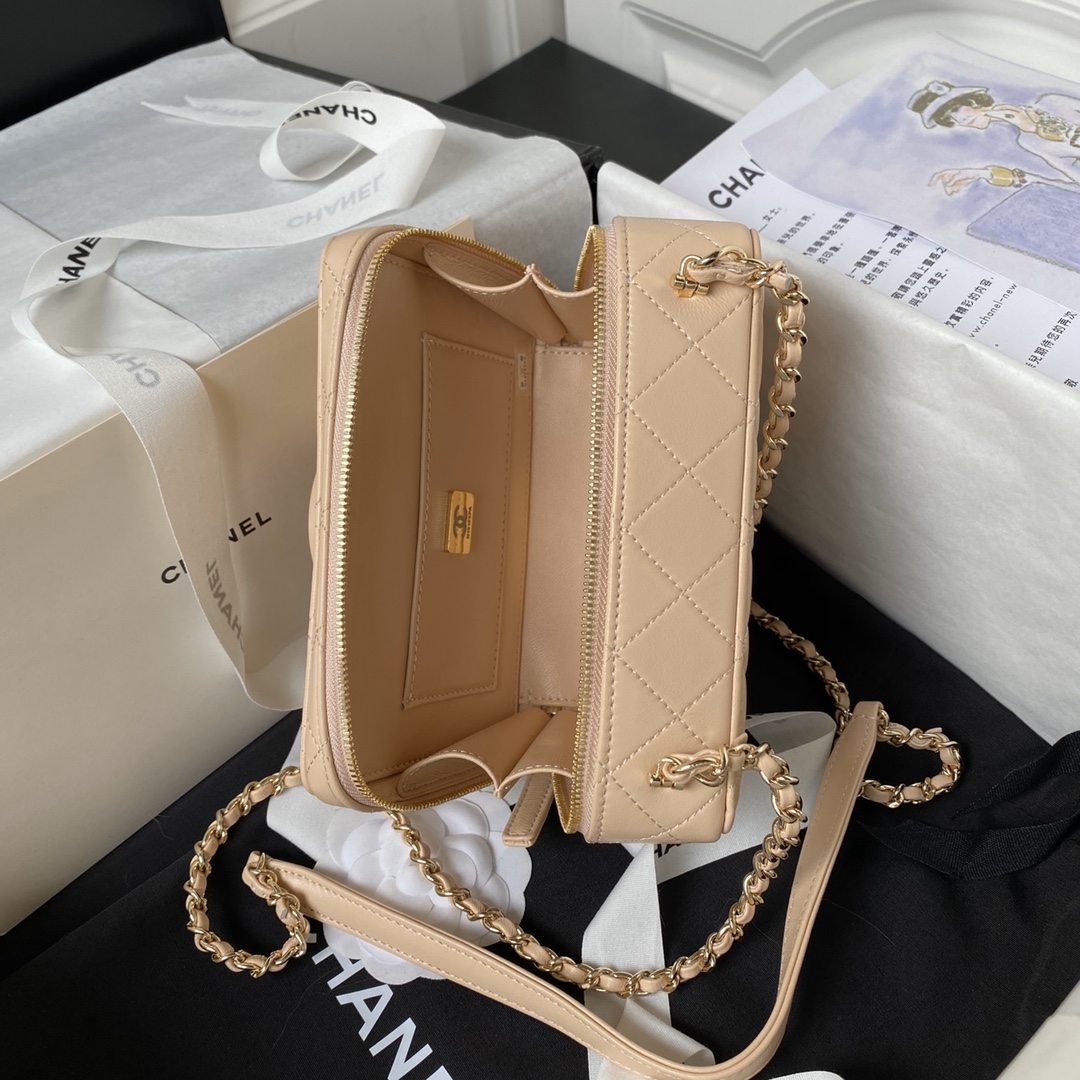 Chanel AS4817 Camera Bags Beigt