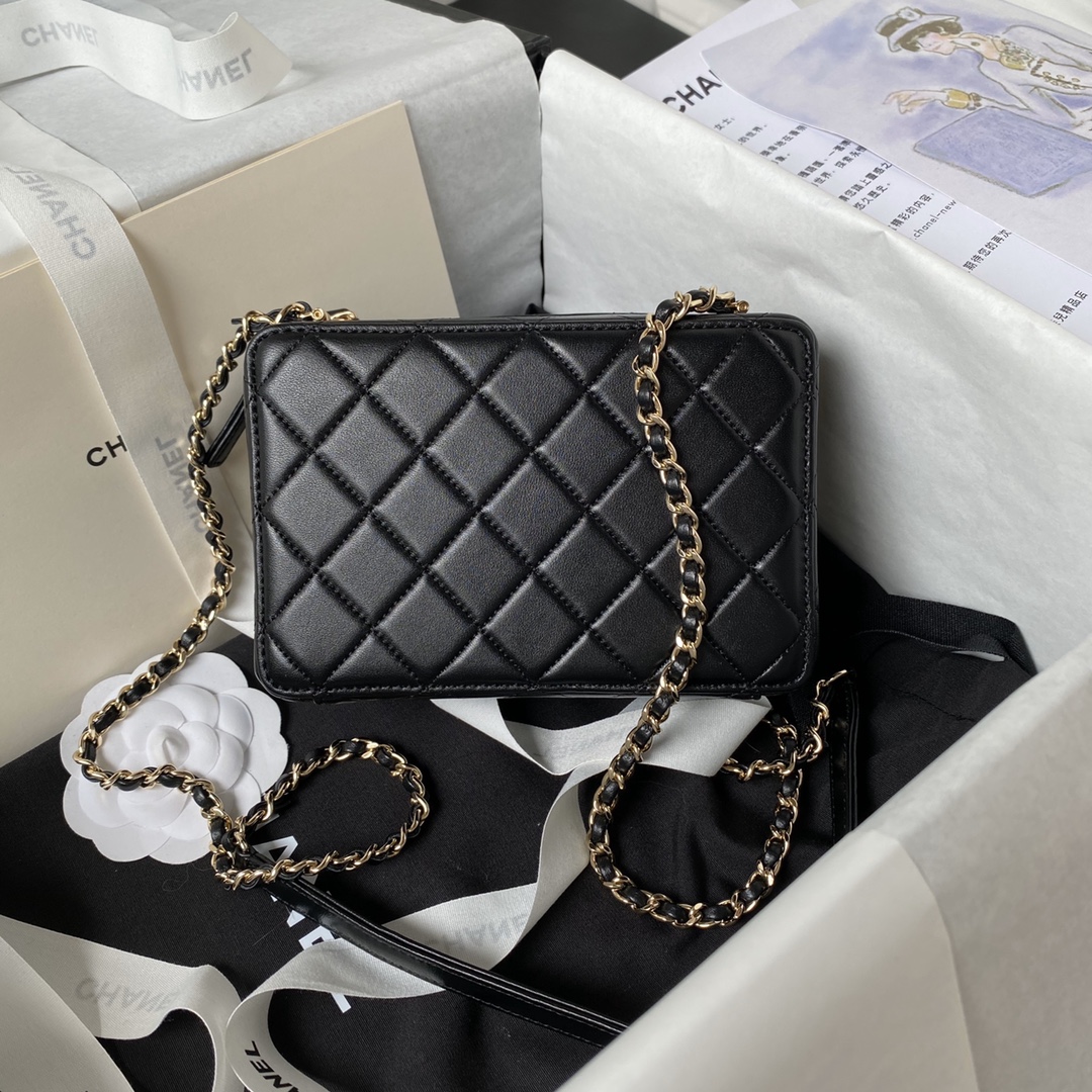 Chanel AS4817 Camera Bags Black