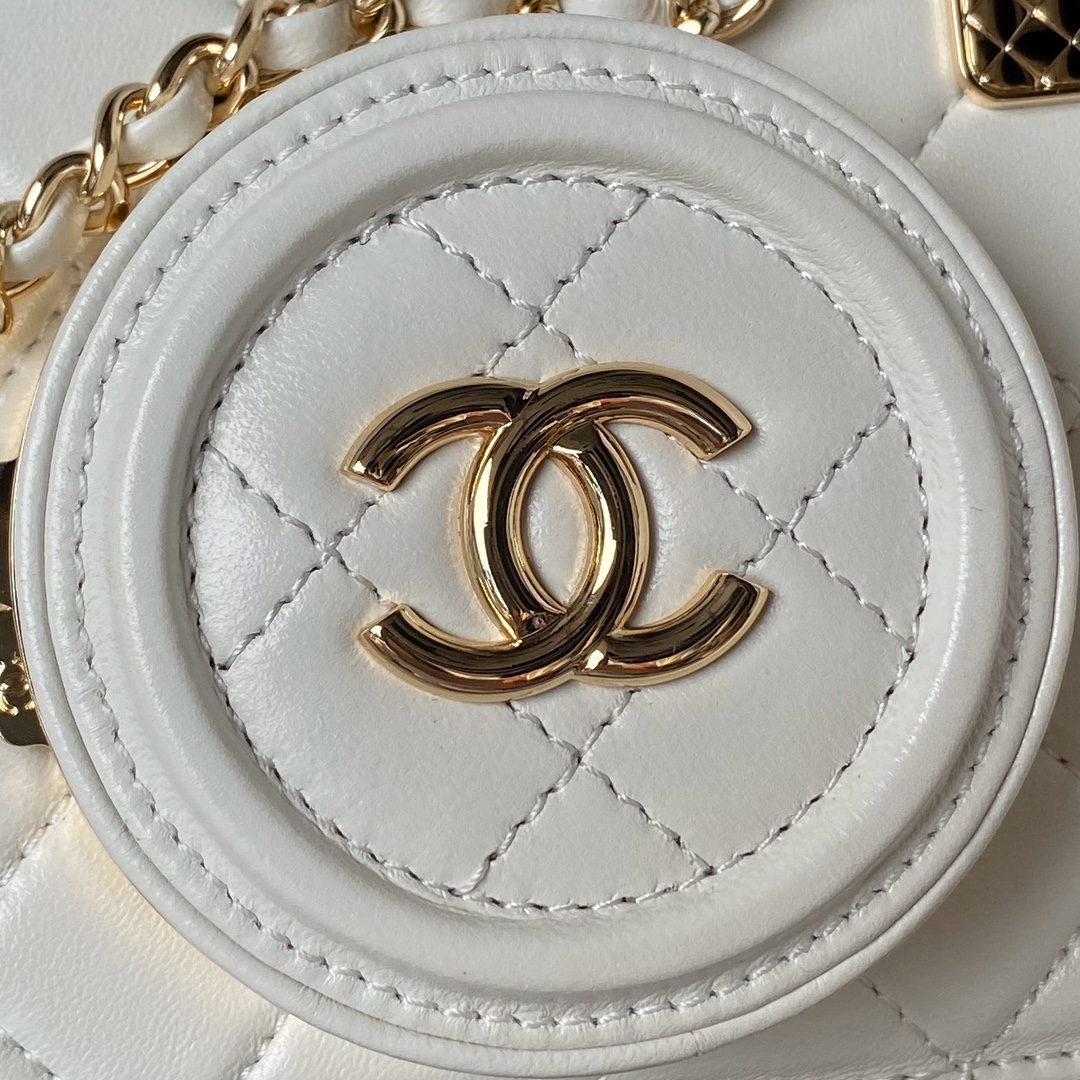 Chanel AS4817 Camera Bags White