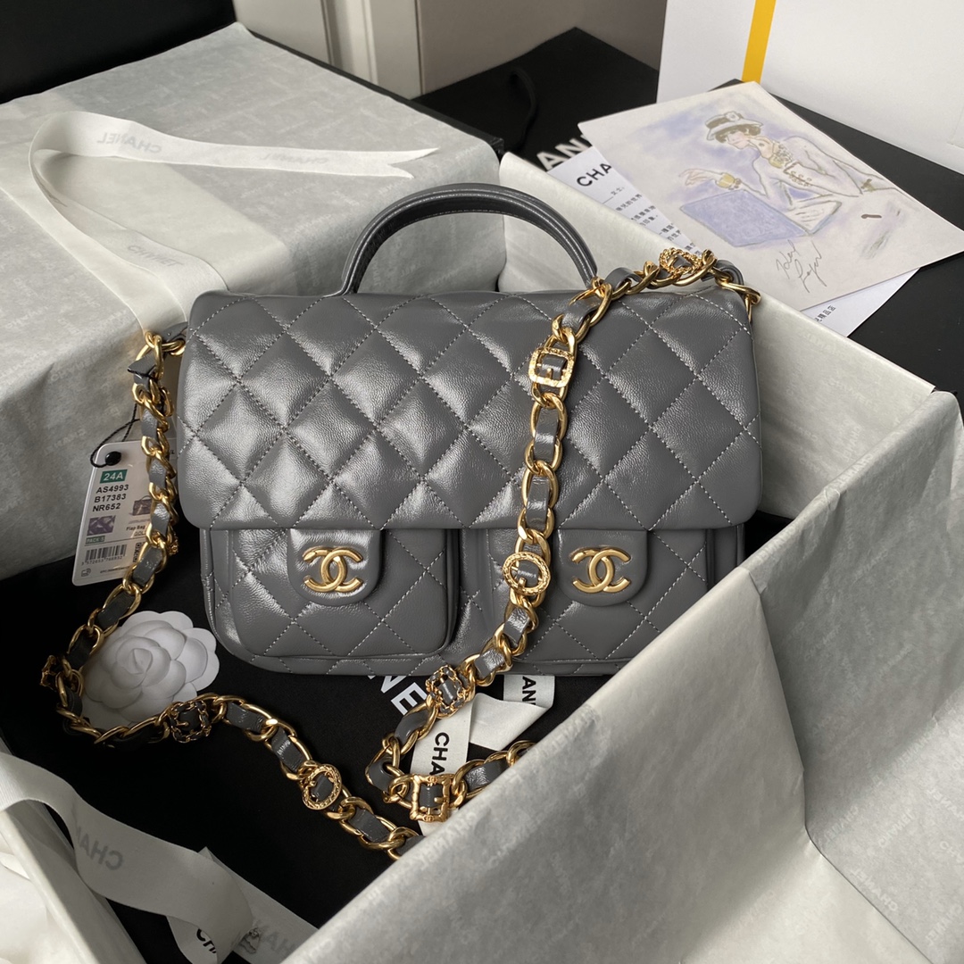 Chanel AS4993 Top Handle Messenger Gary