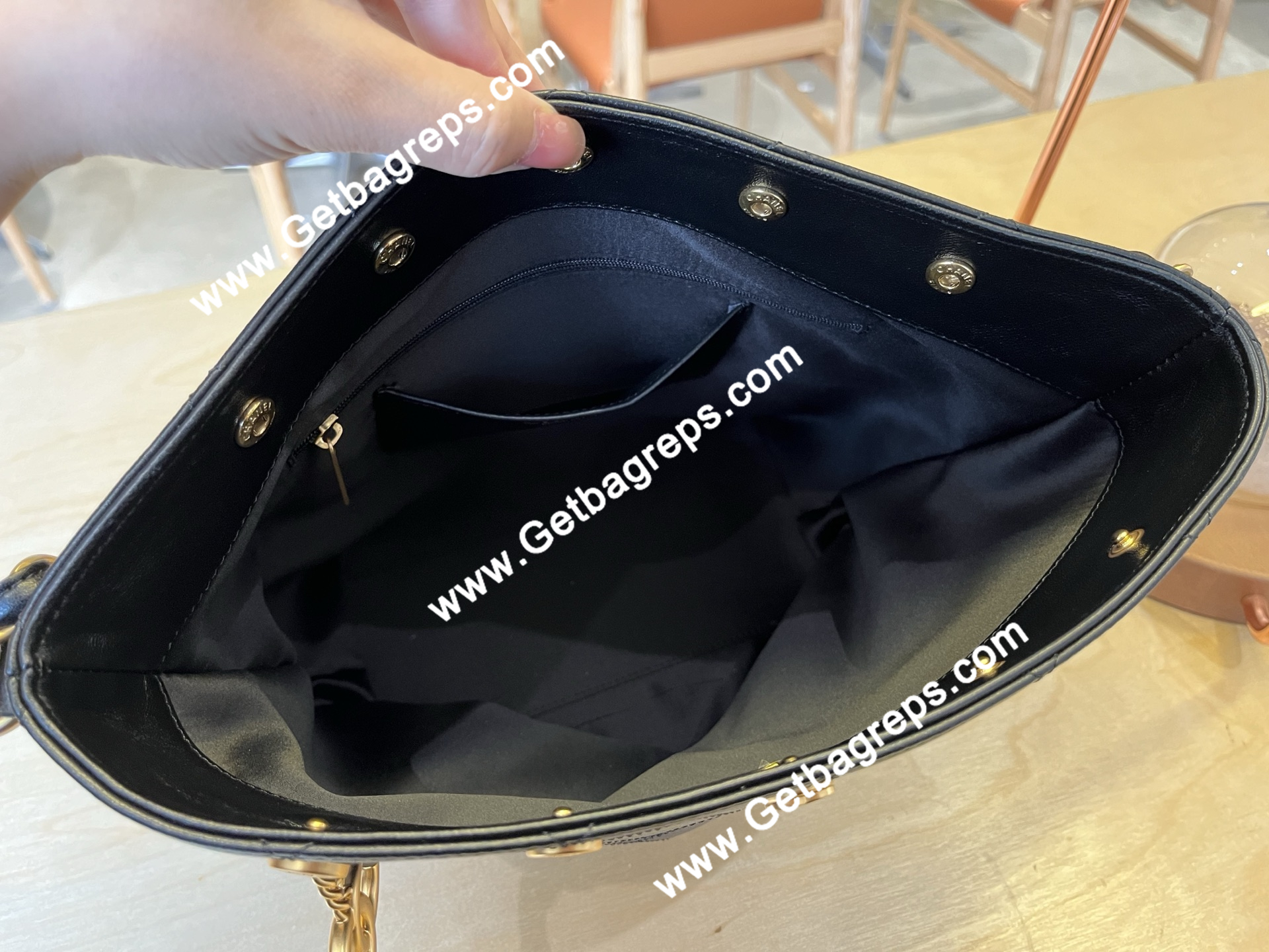 Chanel AS5406 Bucket Bag Black