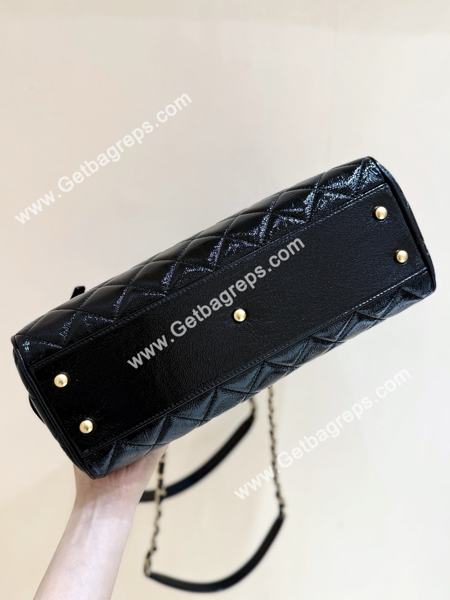 Chanel AS5579 Large Bowling Bag Black