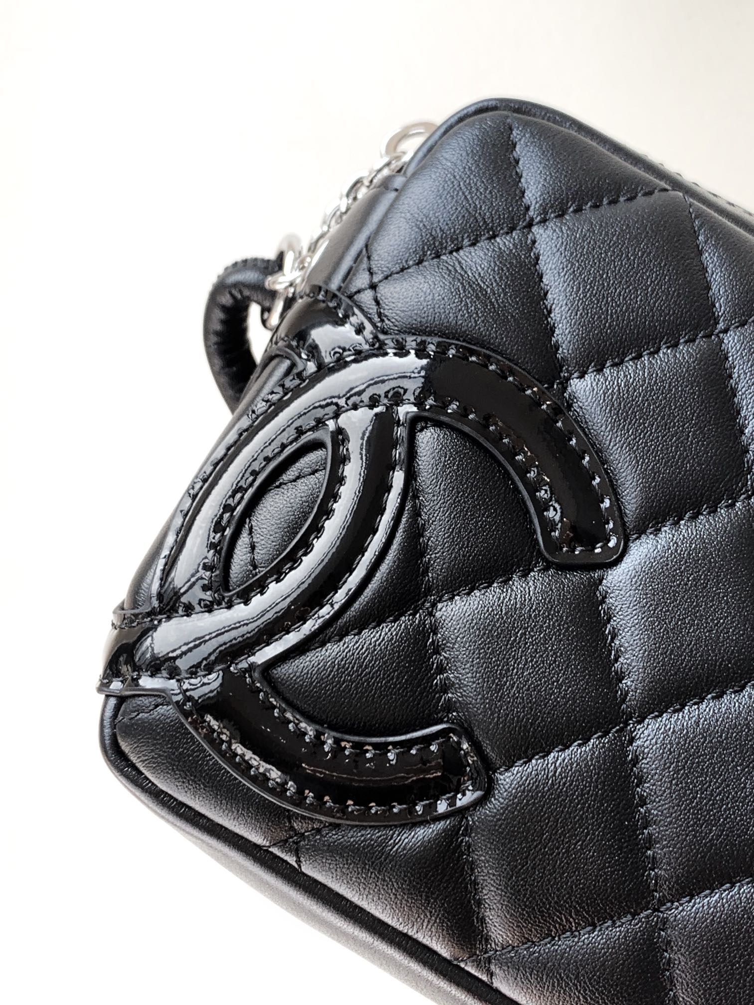 Chanel Black Calfskin Cambon Ligne Bowler