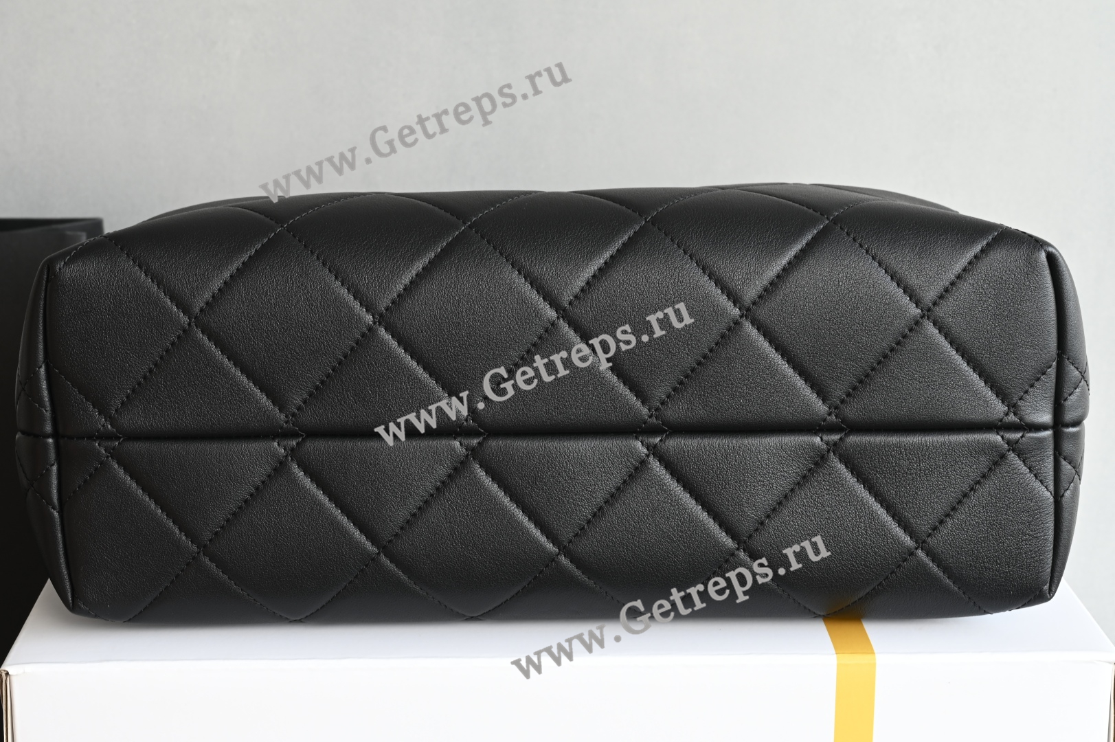 Chanel Calfskin Stitched Hobo Black