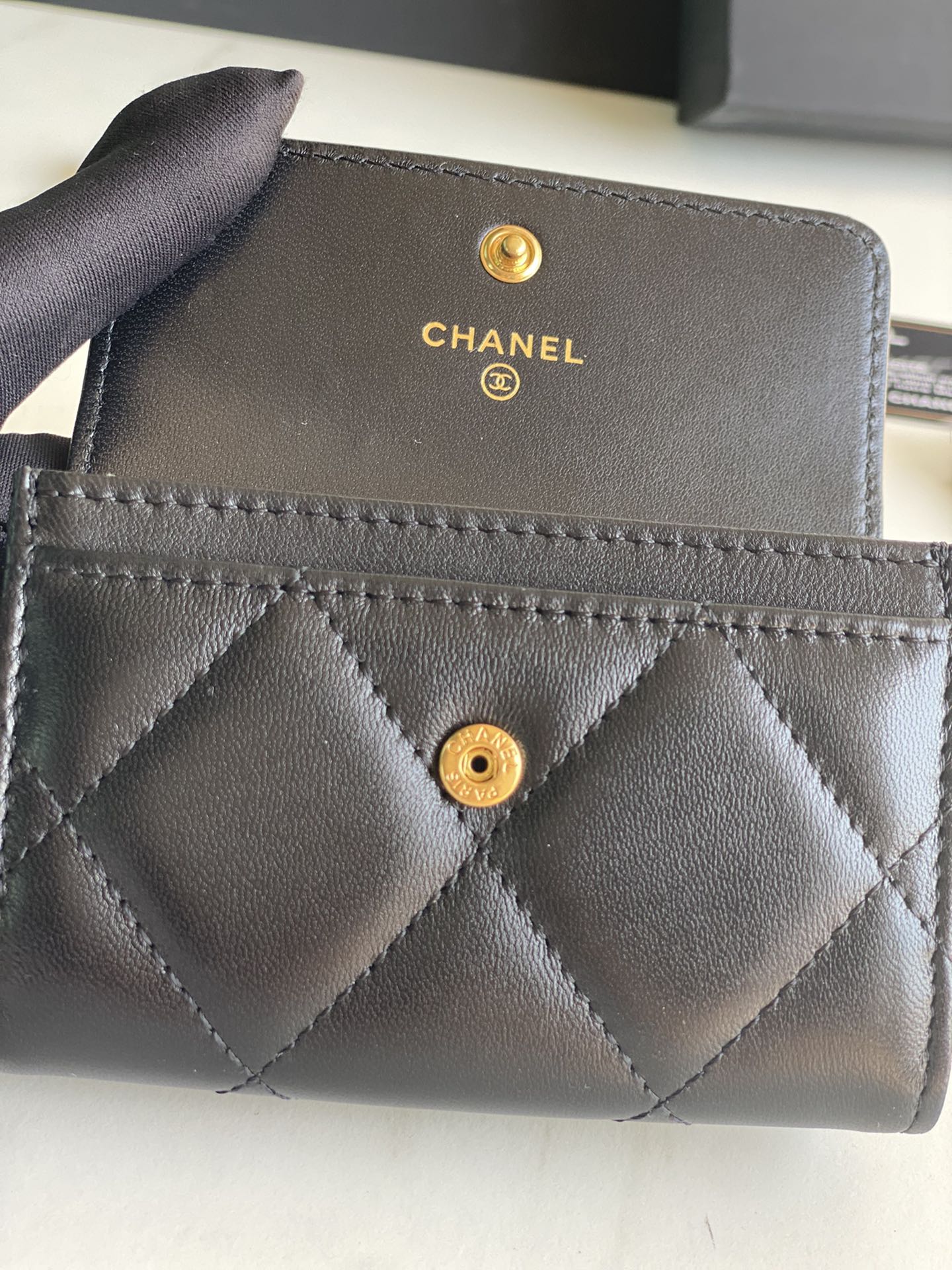 Chanel Classic 19 Small Wallet-1