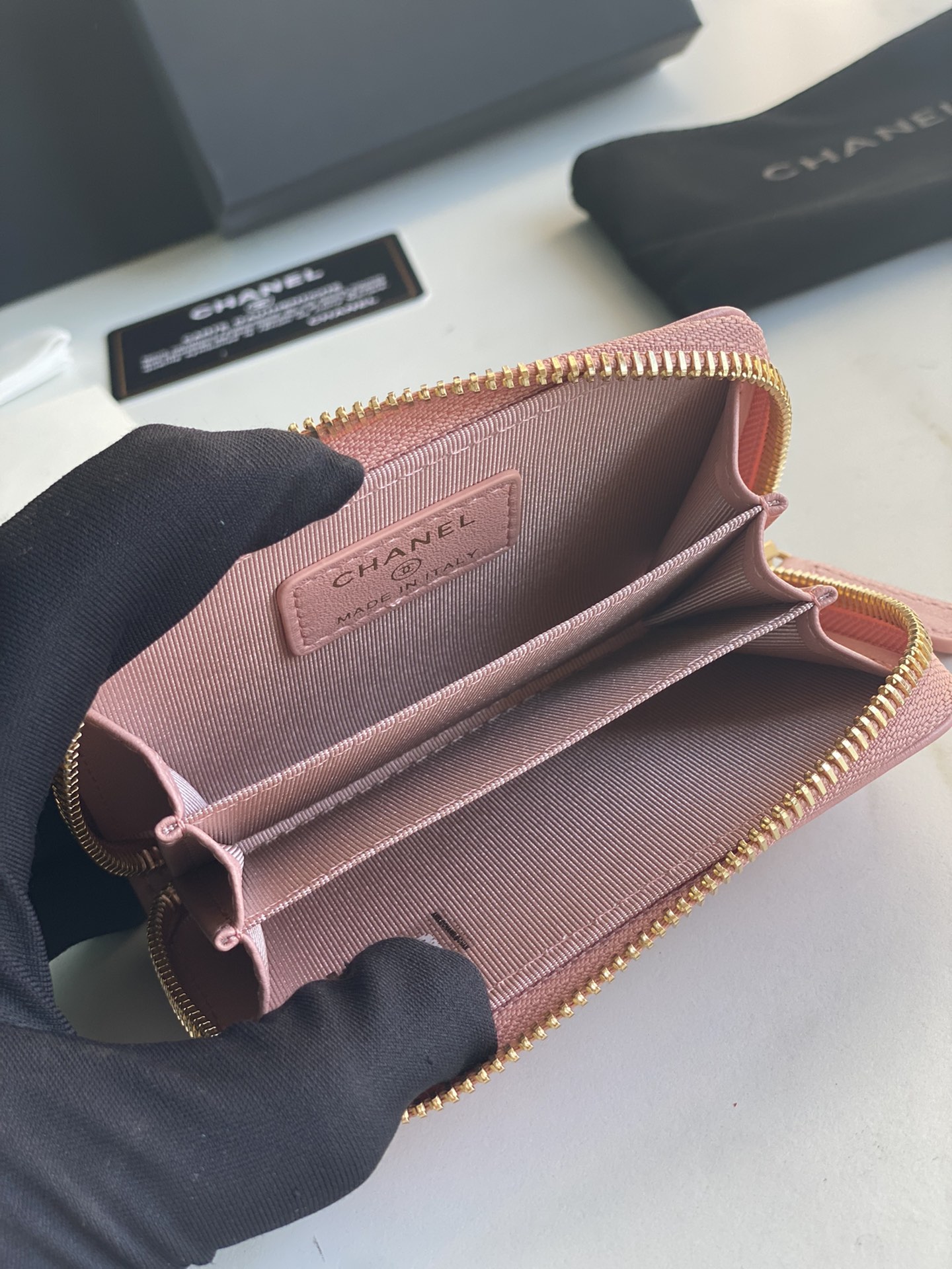 Chanel Classic 19 Small Wallet