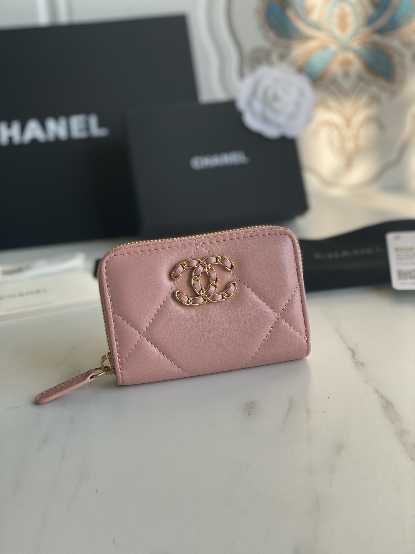 Chanel Classic 19 Small Wallet