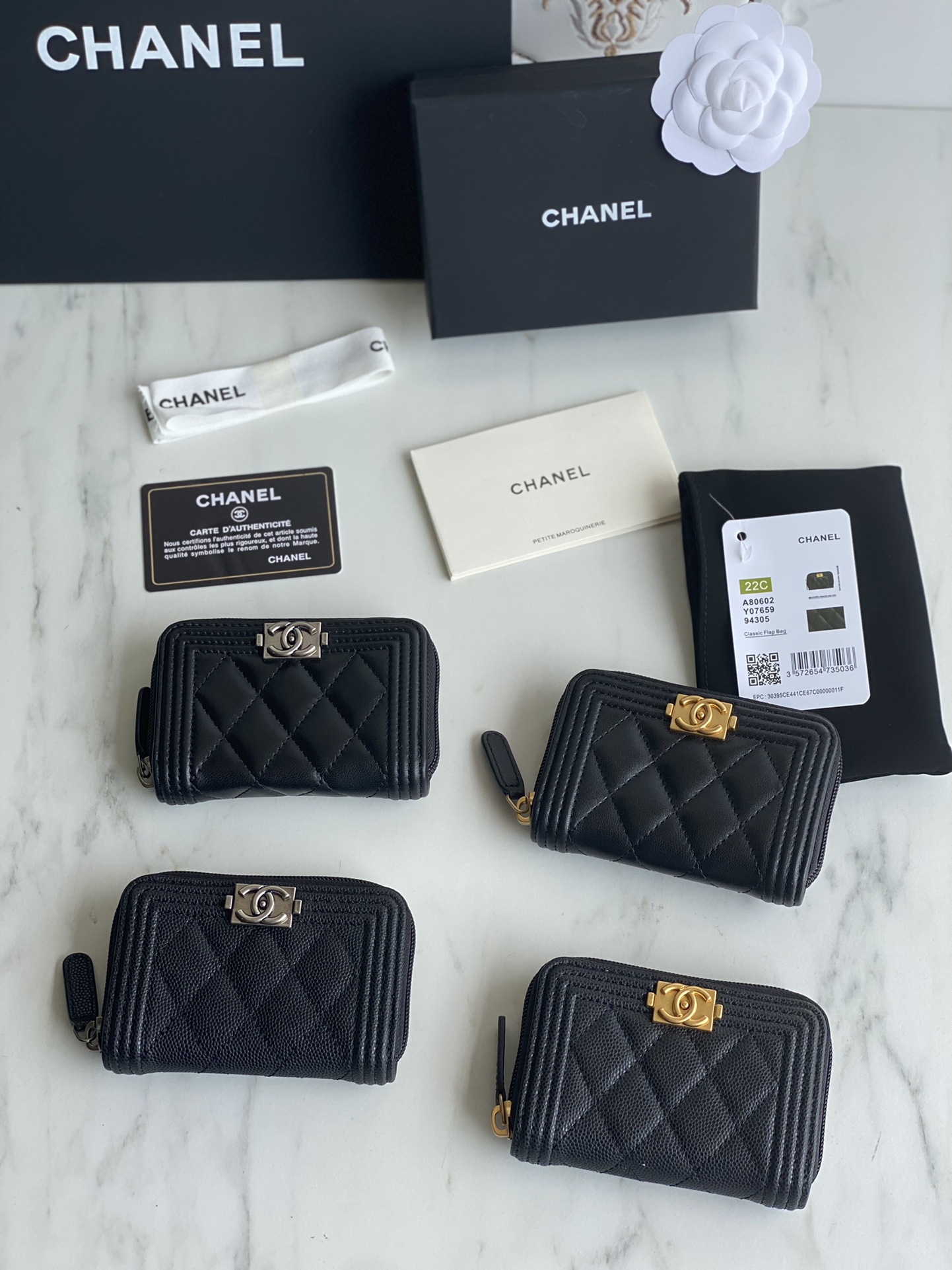 Chanel Classic Boy Wallet A80602