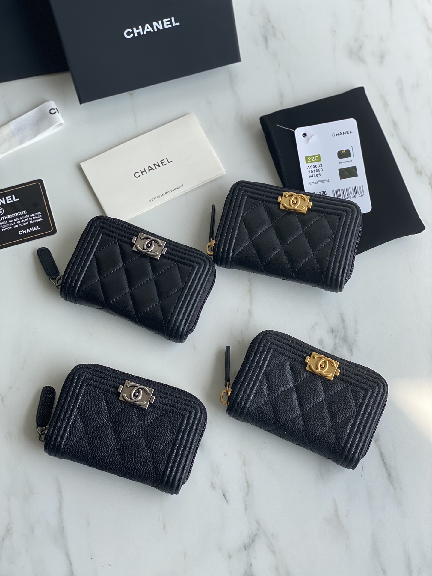 Chanel Classic Boy Wallet A80602