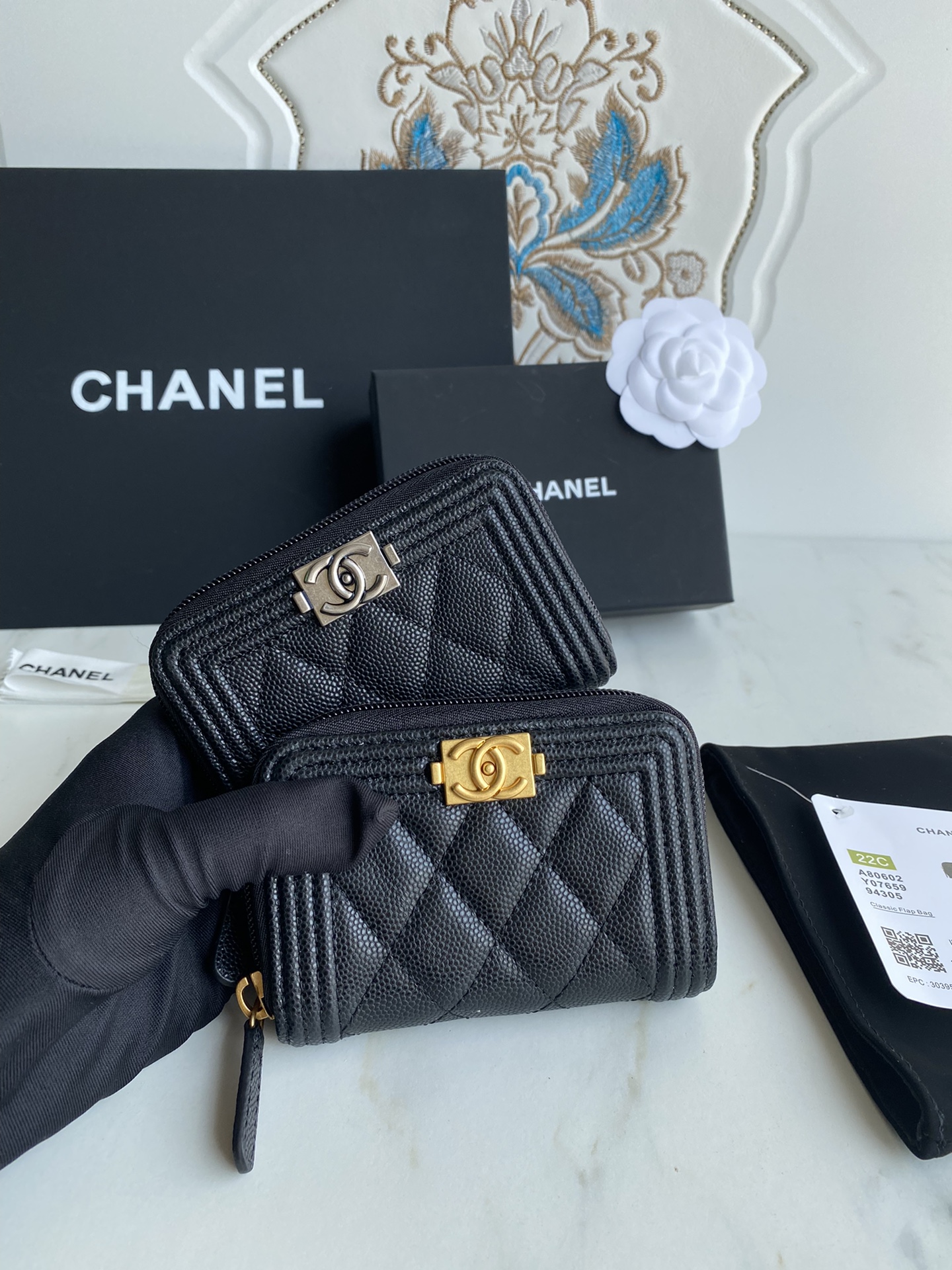 Chanel Classic Boy Wallet A80602