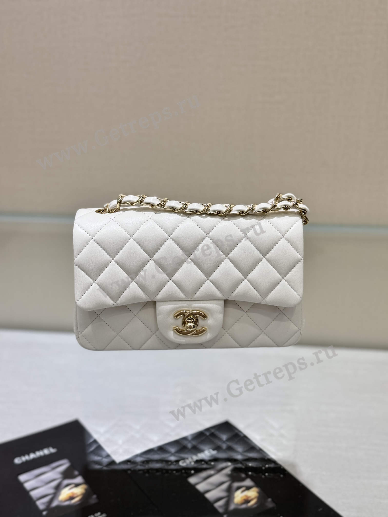 Chanel Classic Flap 20cm White