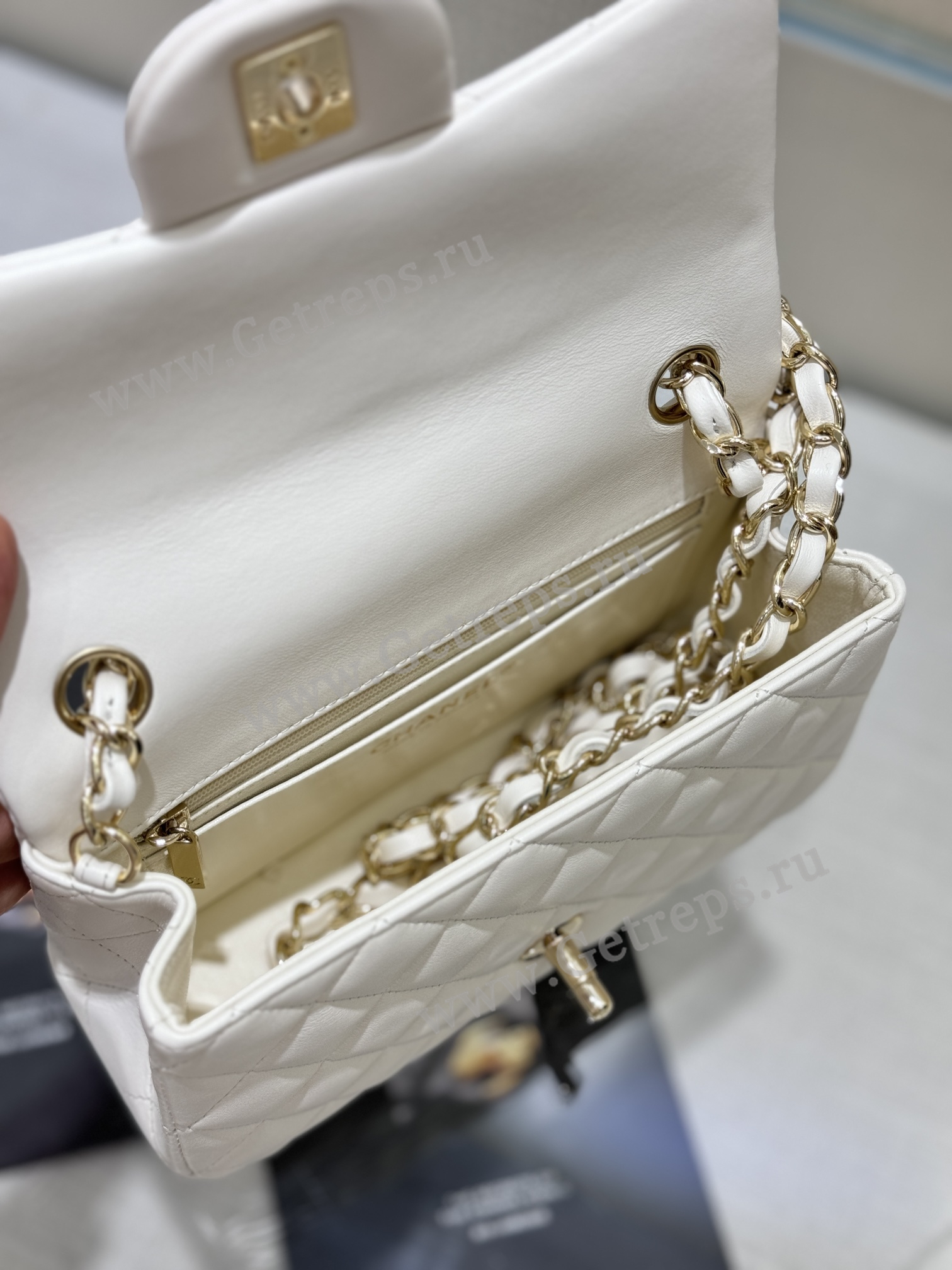 Chanel Classic Flap 20cm White