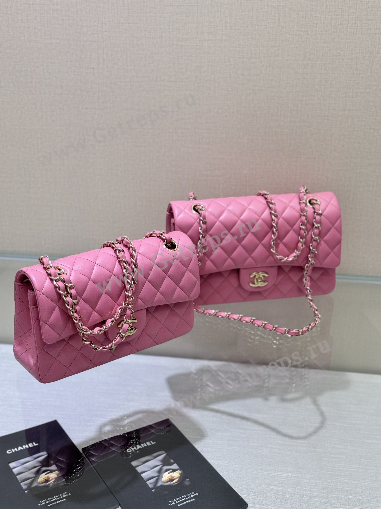 Chanel Classic Flap 23cm Pink