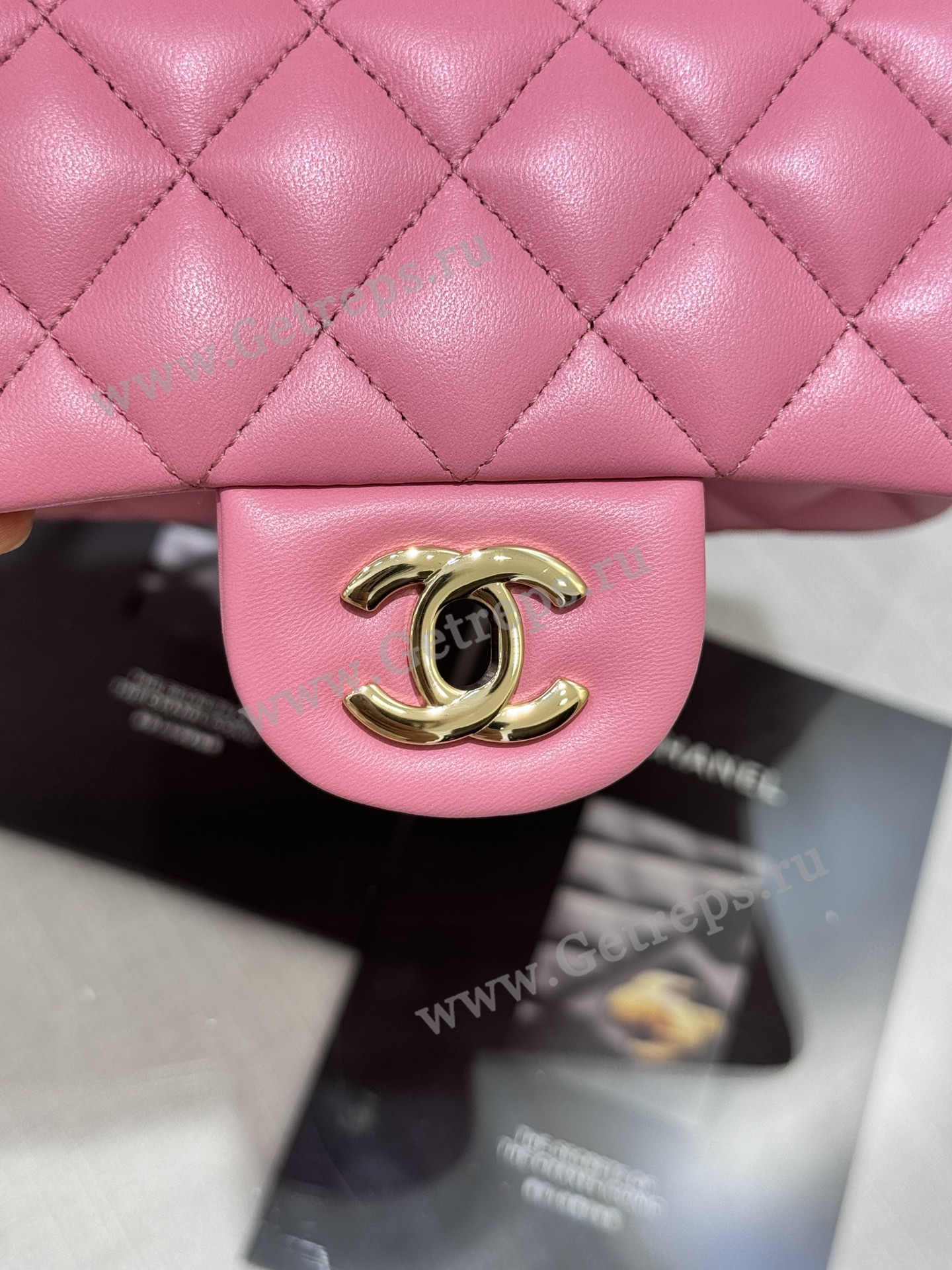 Chanel Classic Flap 23cm Pink