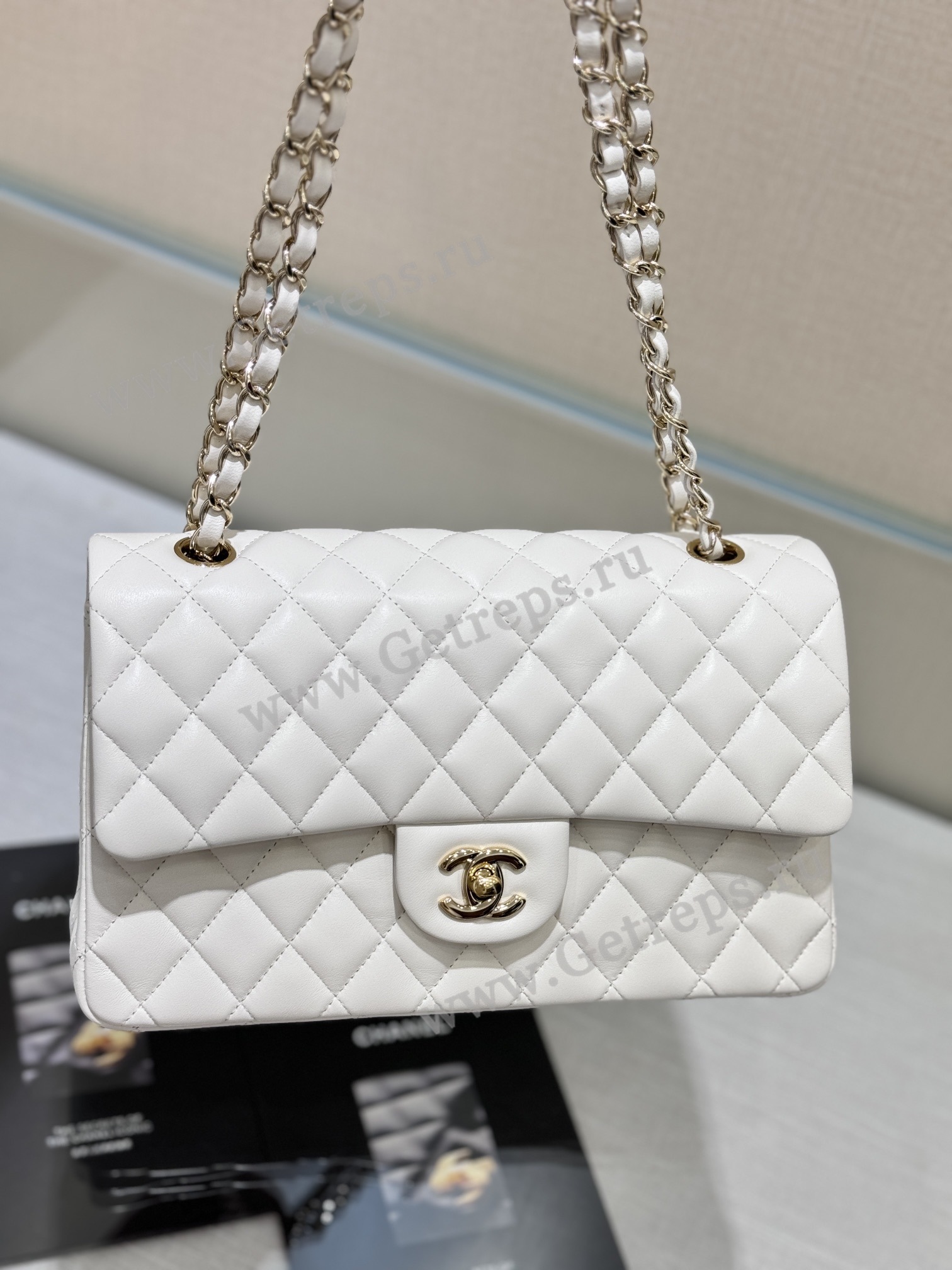 Chanel Classic Flap 25cm White