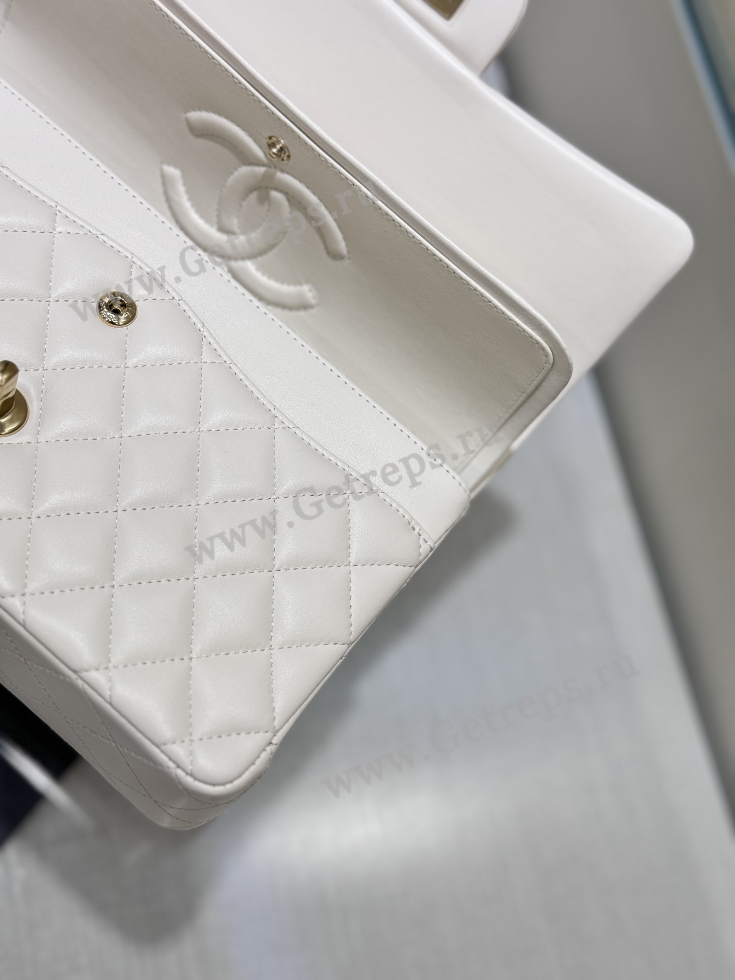 Chanel Classic Flap 25cm White