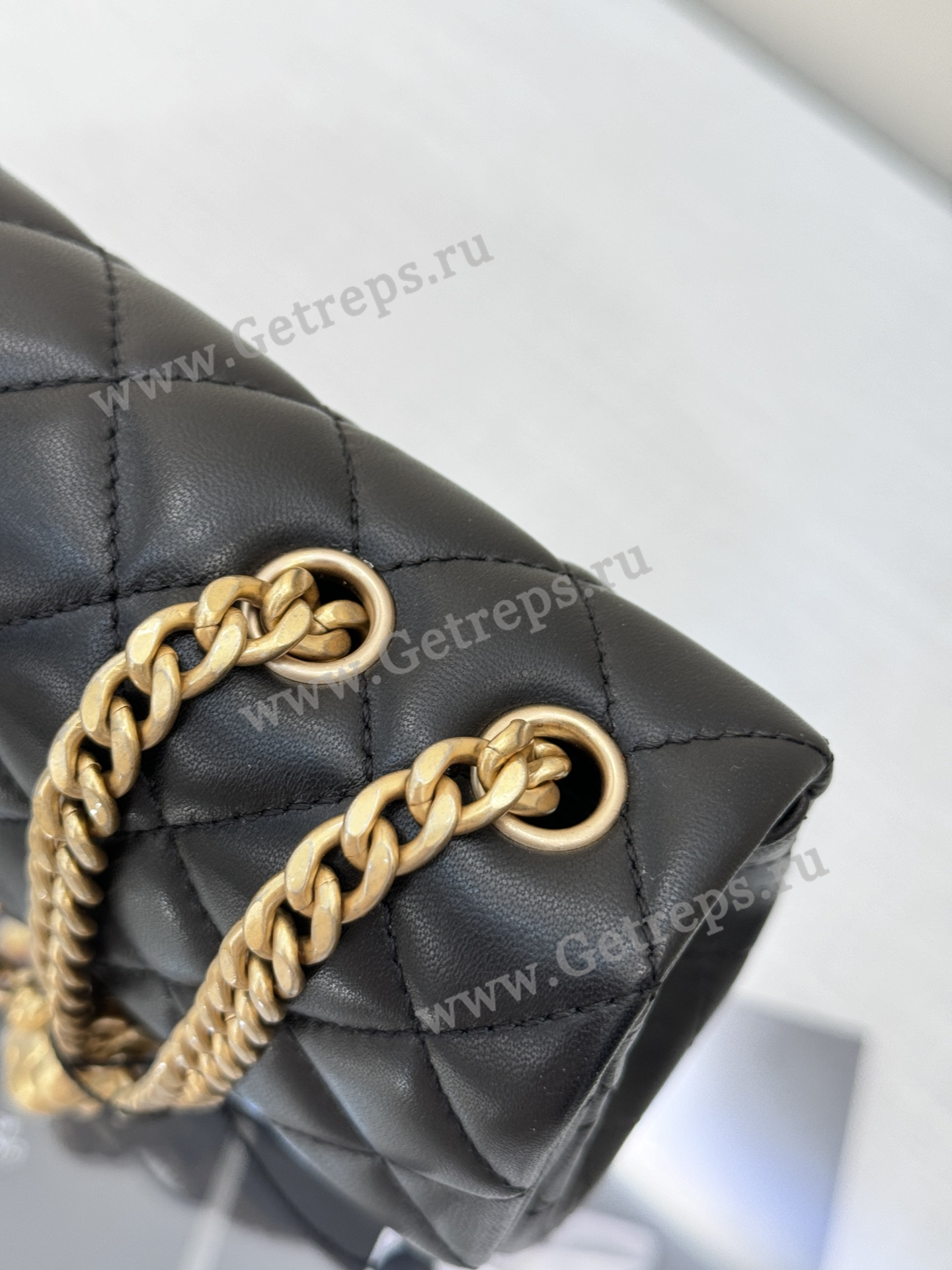 Chanel Classic Flap Bag with Camellia Adjustment Buckle 20cm