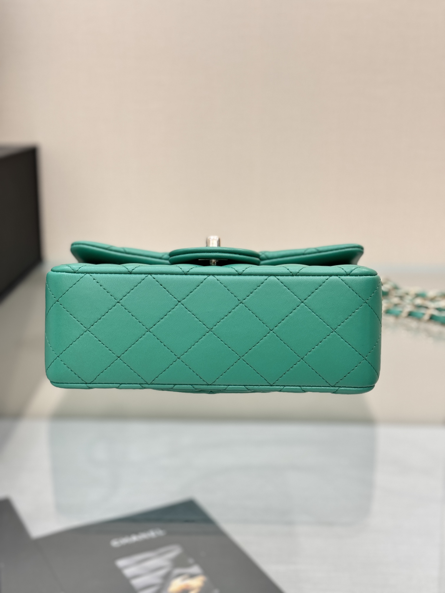 Chanel Classic Flap New Upgraded Version Green 20cm