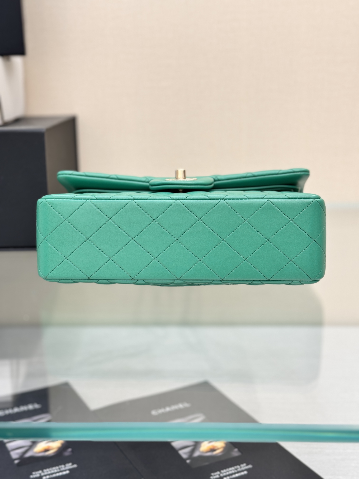 Chanel Classic Flap New Upgraded Version Green 23cm