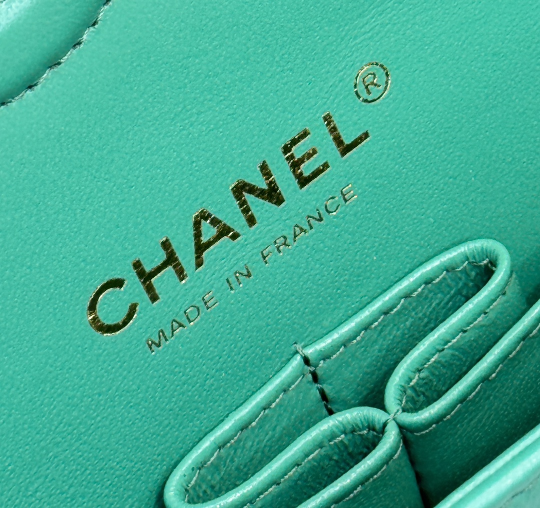 Chanel Classic Flap New Upgraded Version Green 25cm