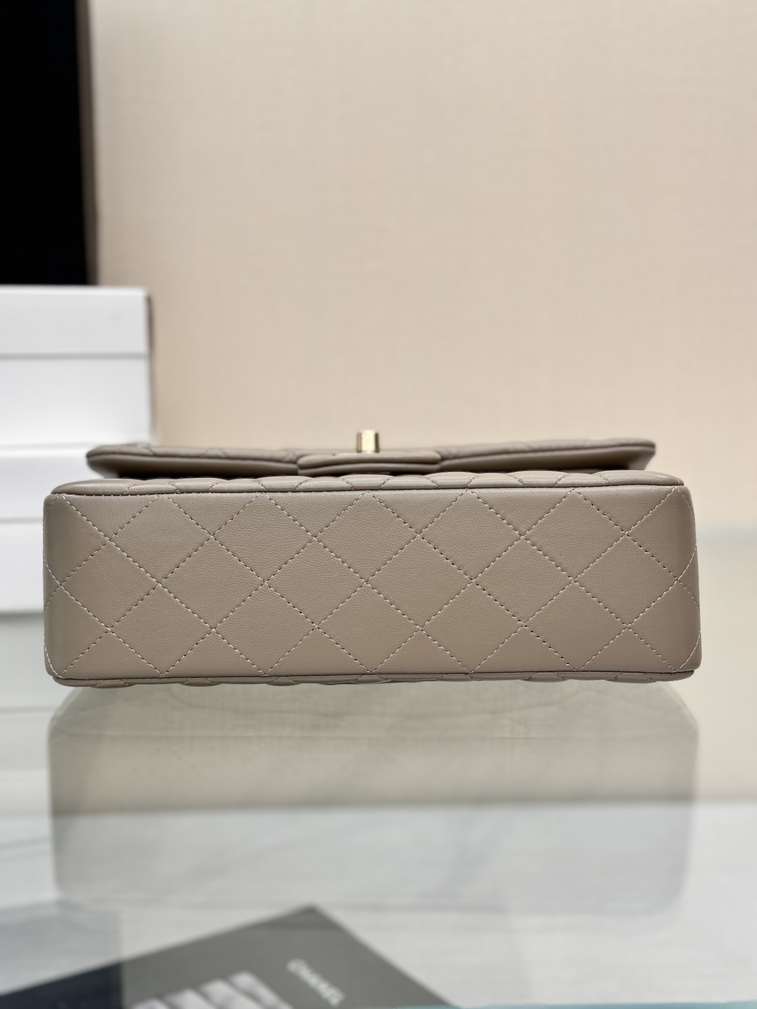 Chanel Classic Flap New Upgraded Version Grey 23cm