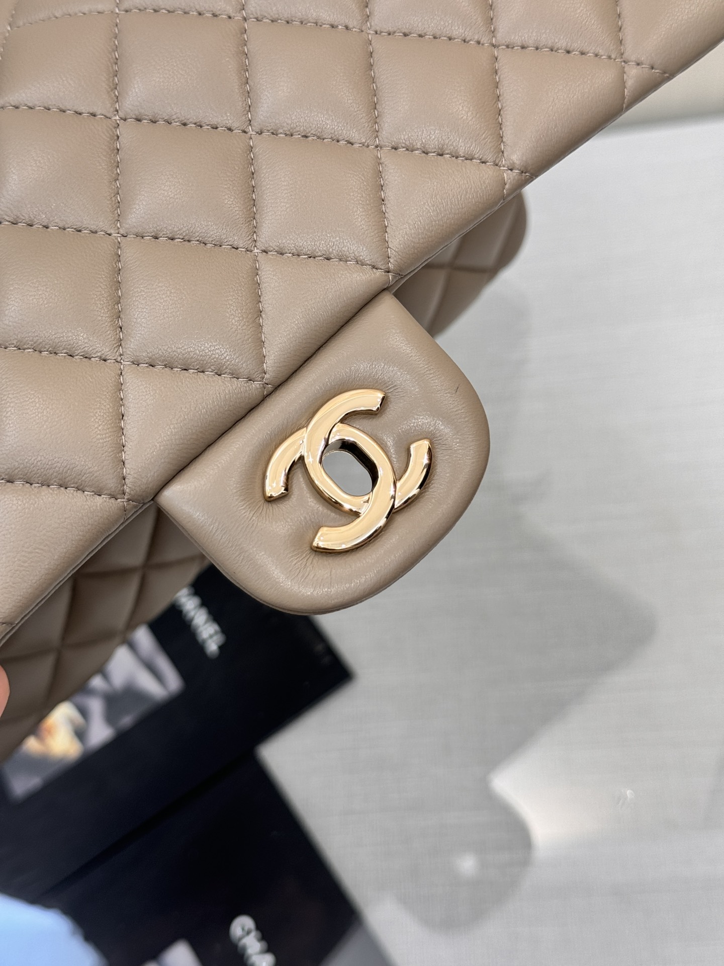 Chanel Classic Flap New Upgraded Version Grey 25cm