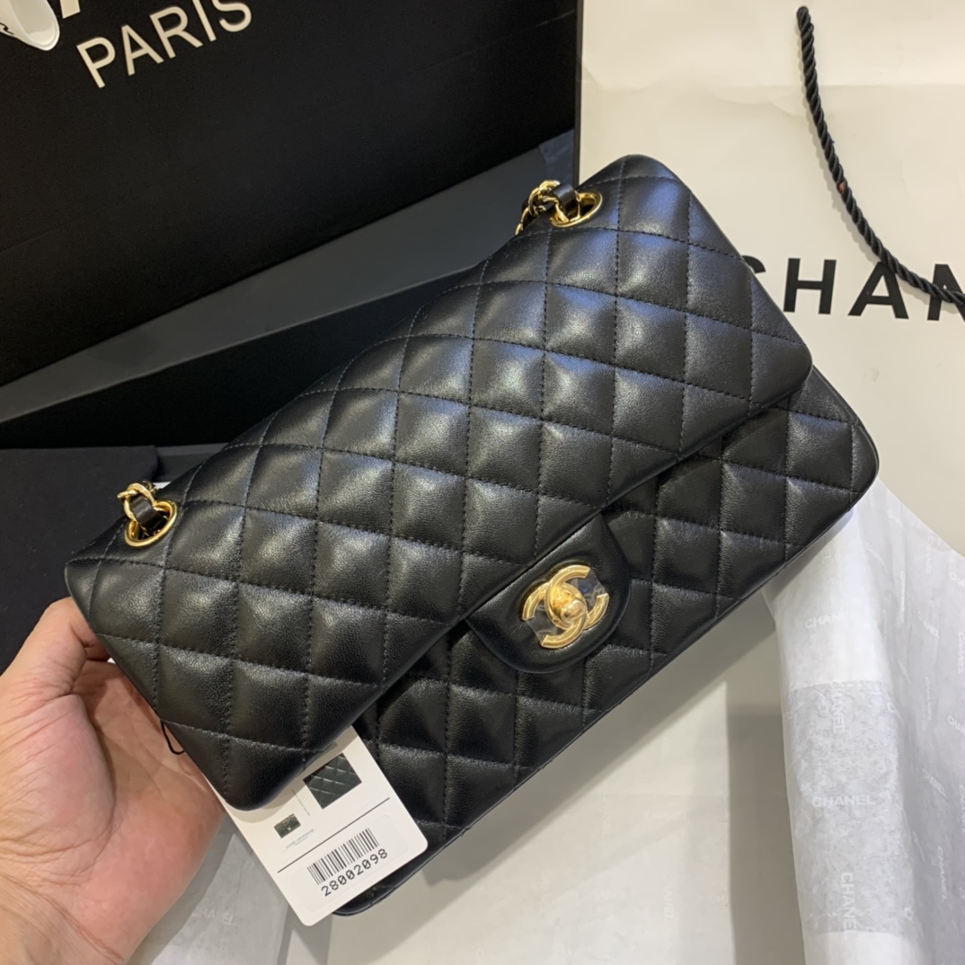 Chanel Classics Flap Bags Sheepskin with Gold – Replica Luxury Brand ...