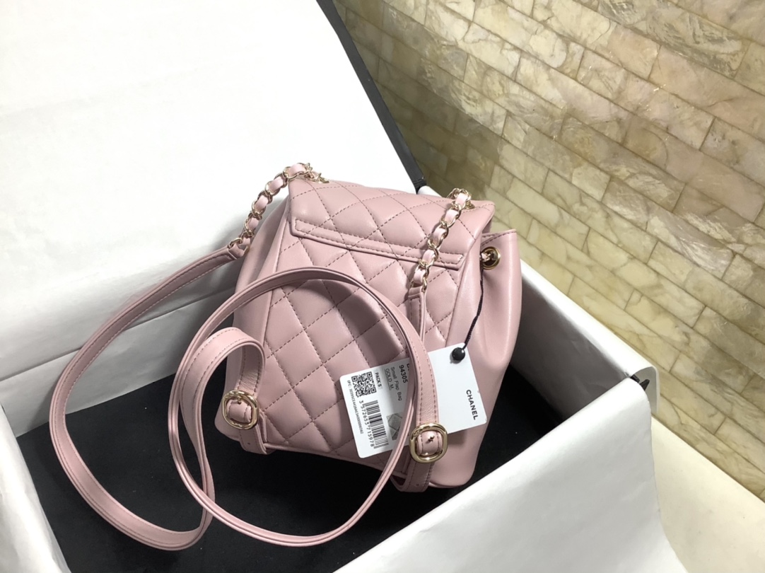 Chanel Duma Backpack Calfskin Pink