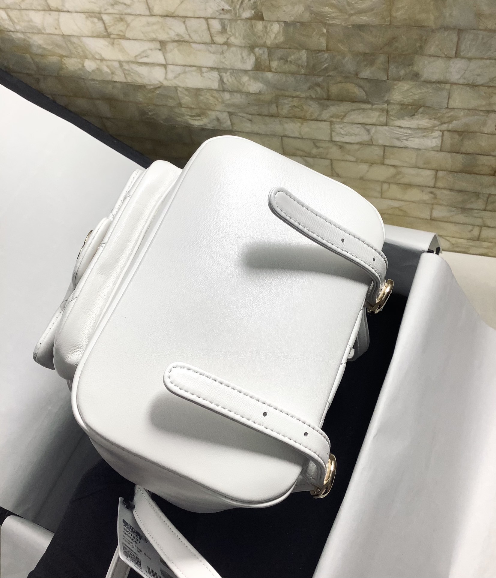 Chanel Duma Backpack Calfskin White