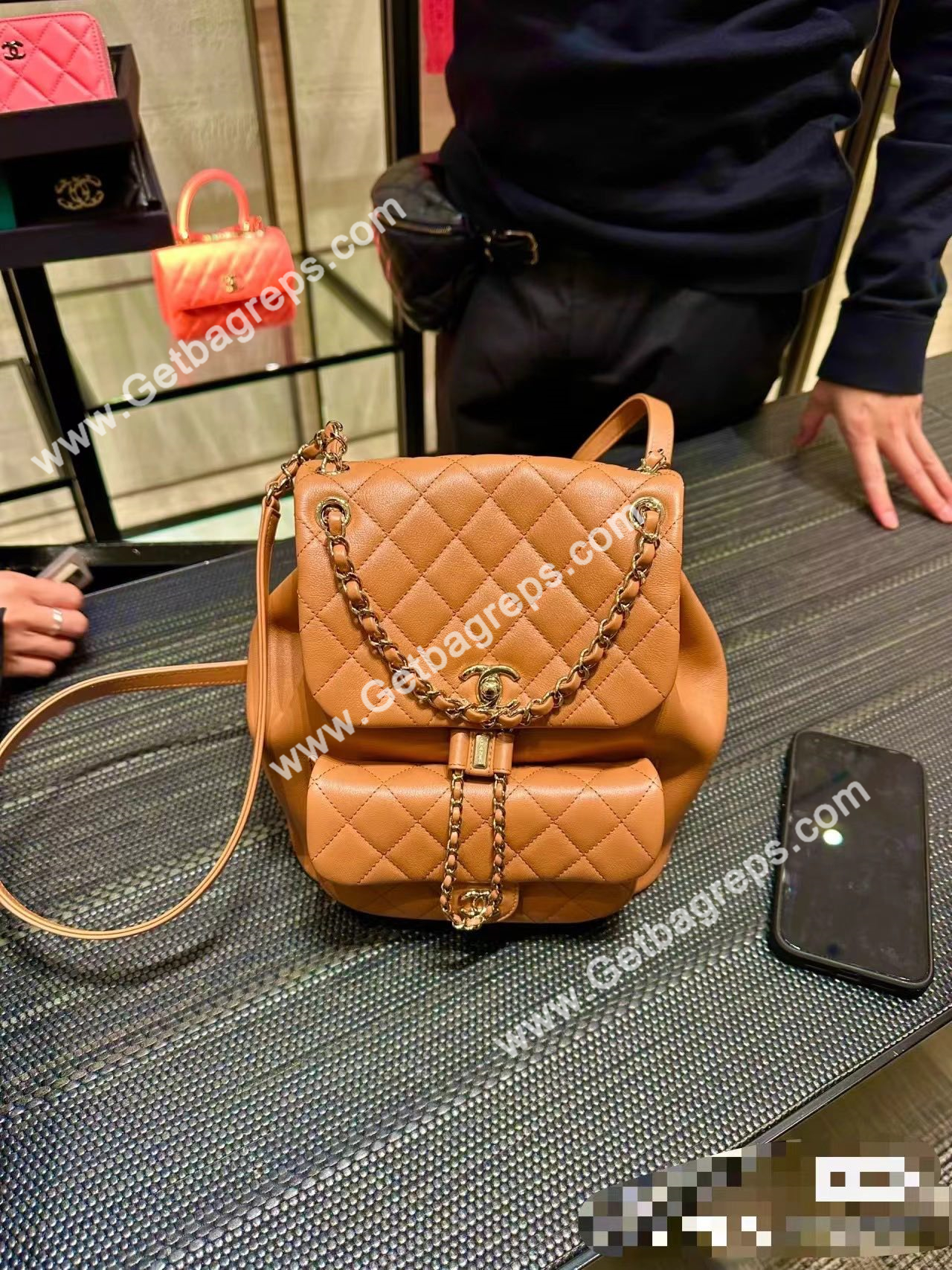 Chanel Duma Backpack Caramel