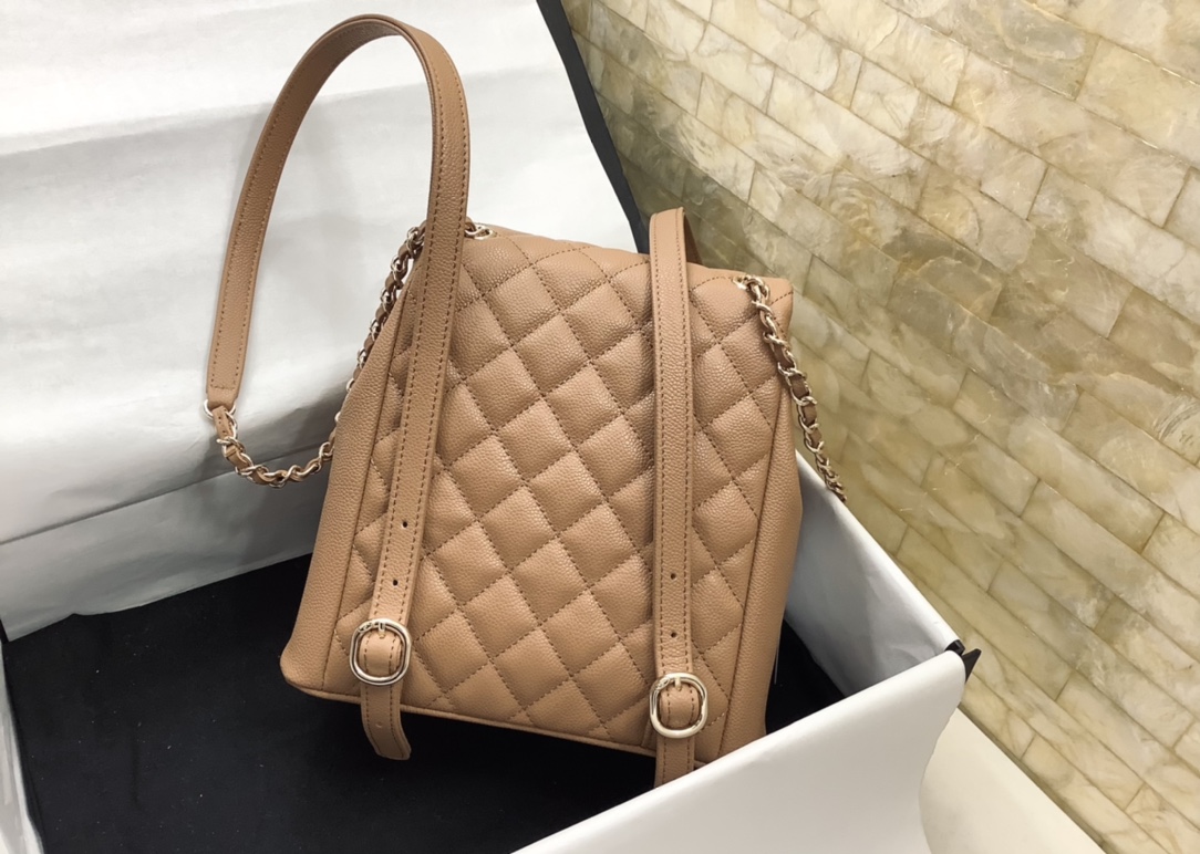 Chanel Duma Backpack Large Beige