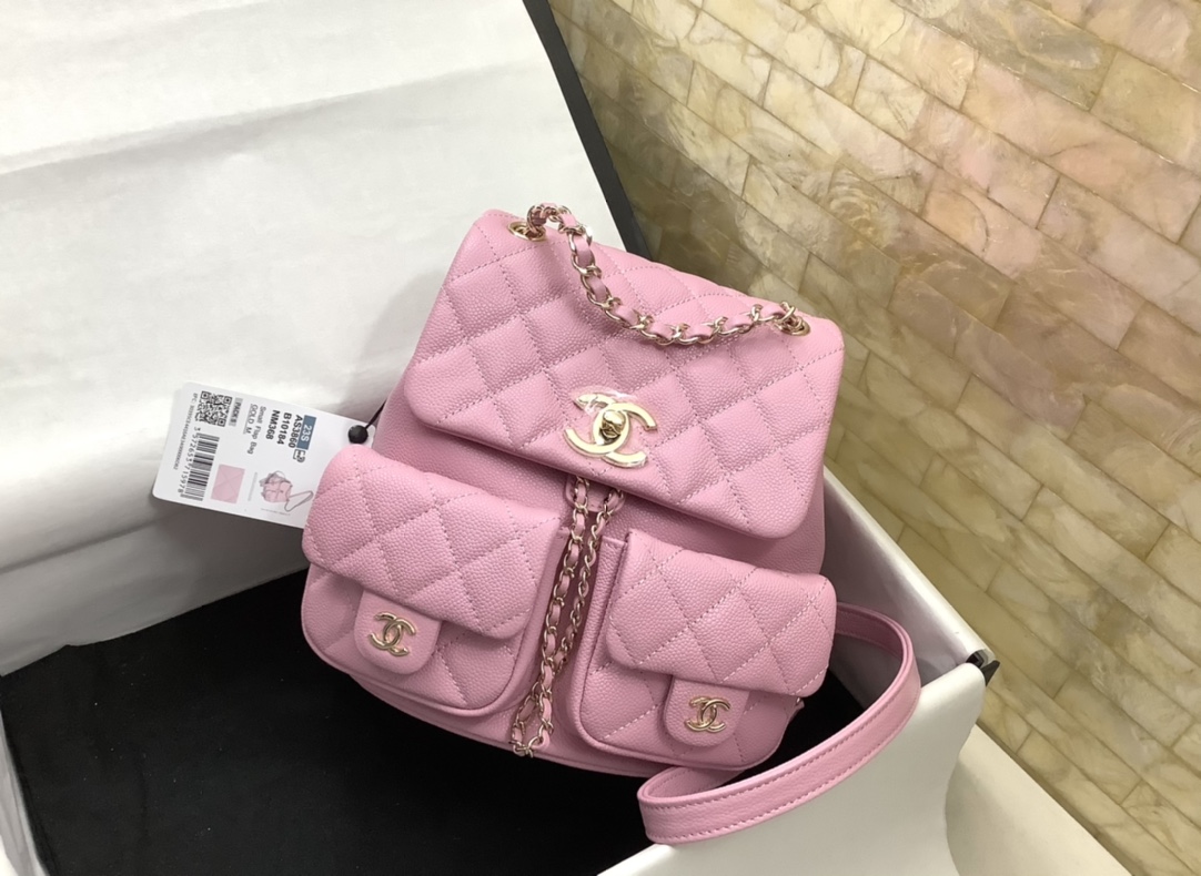 Chanel Duma Backpack Large Pink