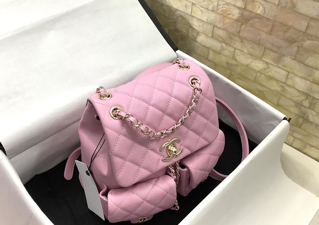 Chanel Duma Backpack Large Pink