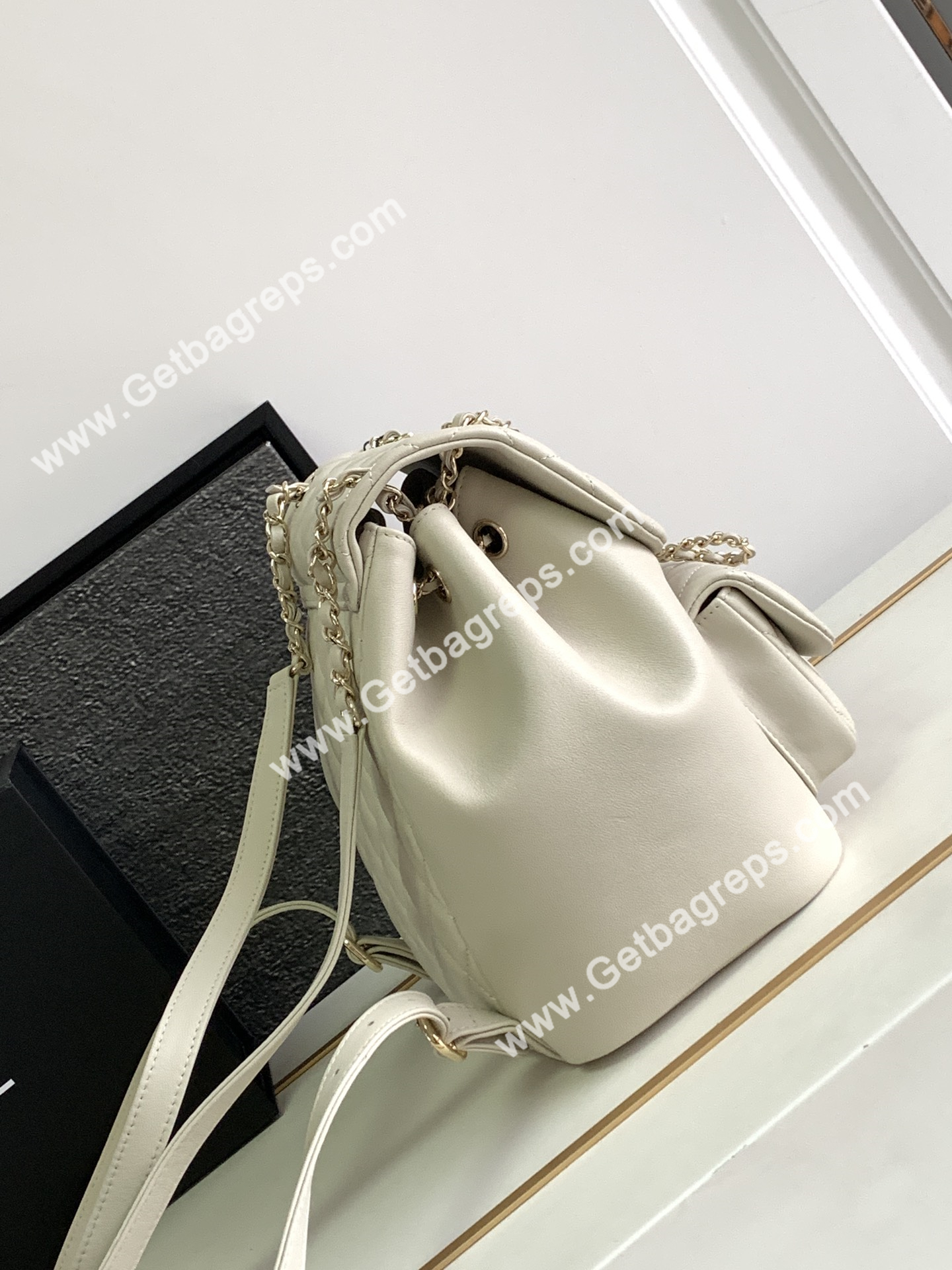 Chanel Duma Backpack Milky White