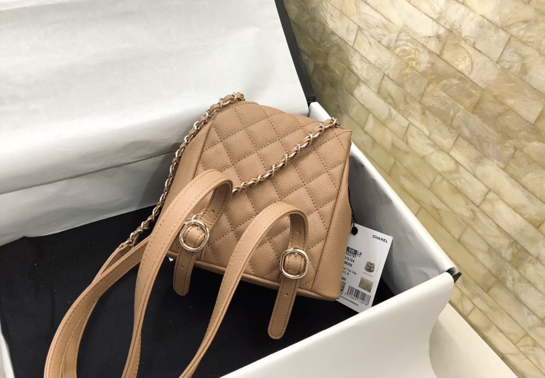 Chanel Duma Backpack Small Beige