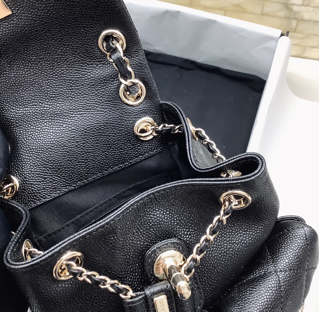 Chanel Duma Backpack Small Black