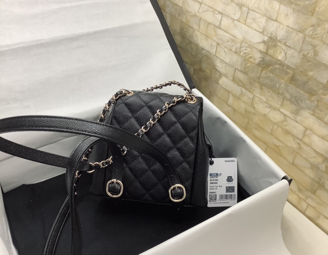 Chanel Duma Backpack Small Black